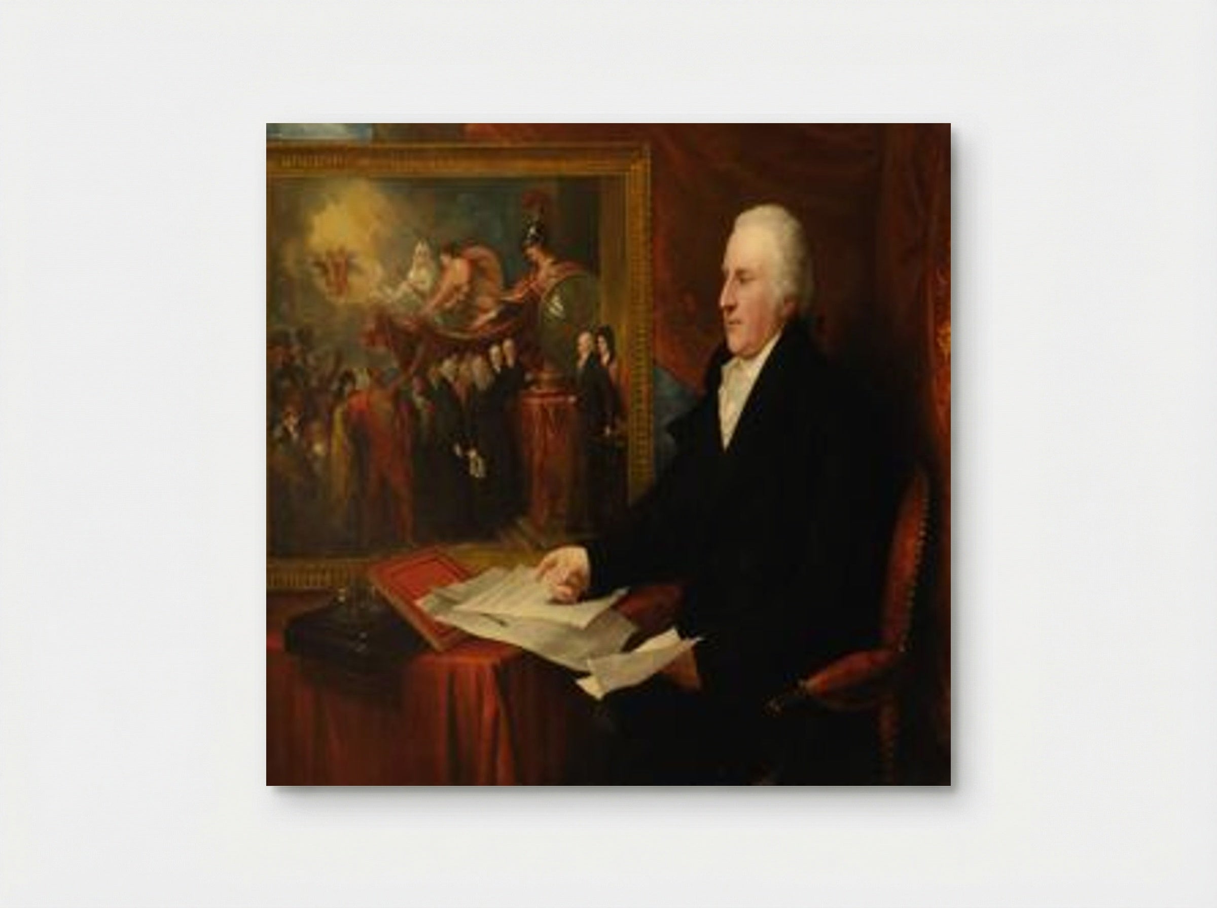 John Eardley Wilmot - Benjamin West - Poster