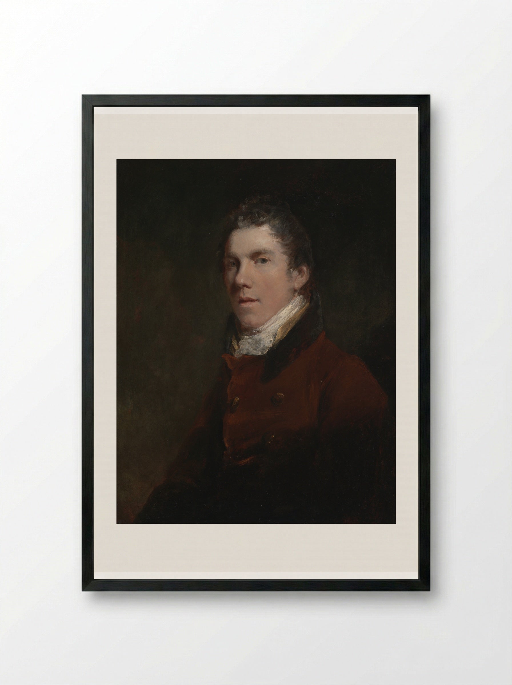 John Hunter (After Sir Joshua Reynolds) - John Jackson - Framed Print Black
