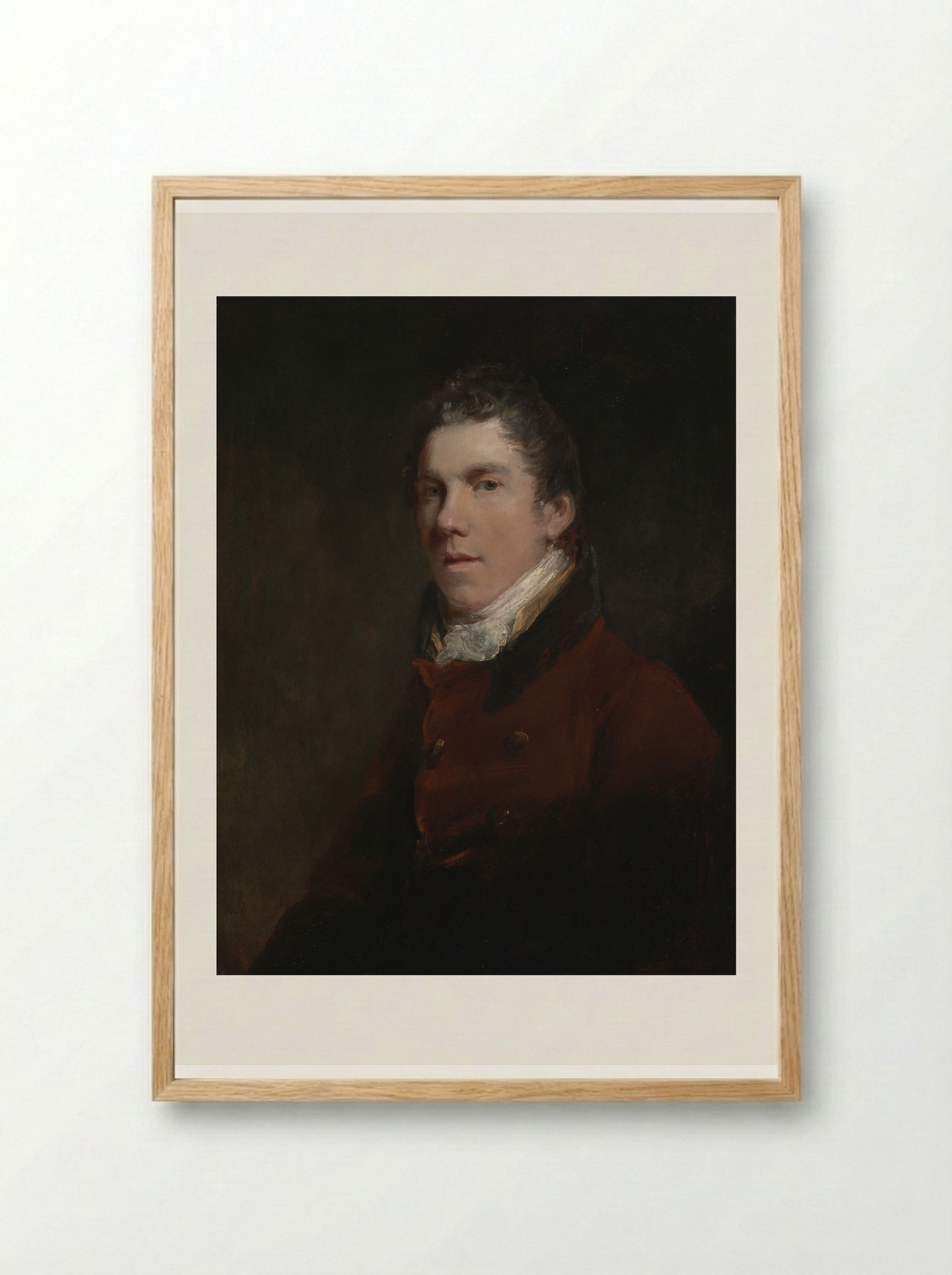 John Hunter (After Sir Joshua Reynolds) - John Jackson - Framed Print Wood