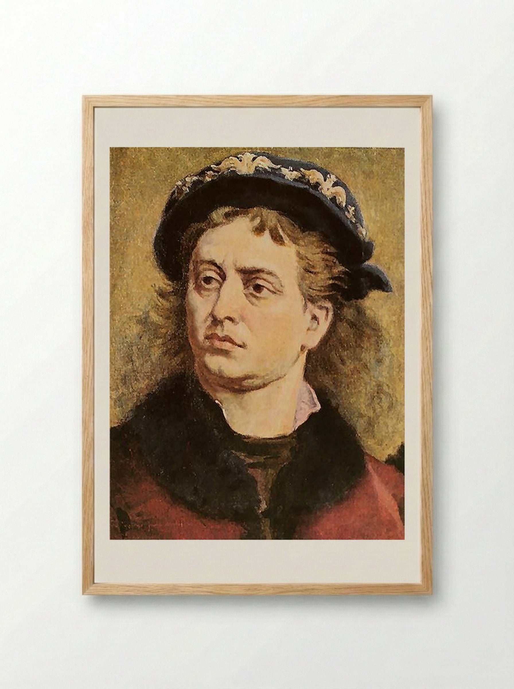 John I Albert (Portrait Study) - Jan Matejko - Framed Print Wood
