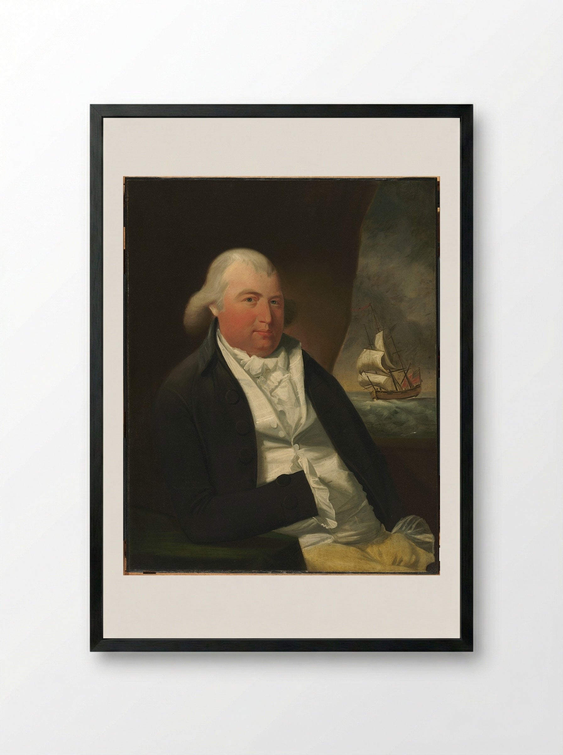 John McLean (1761-1823) - John Johnston - Framed Print Black