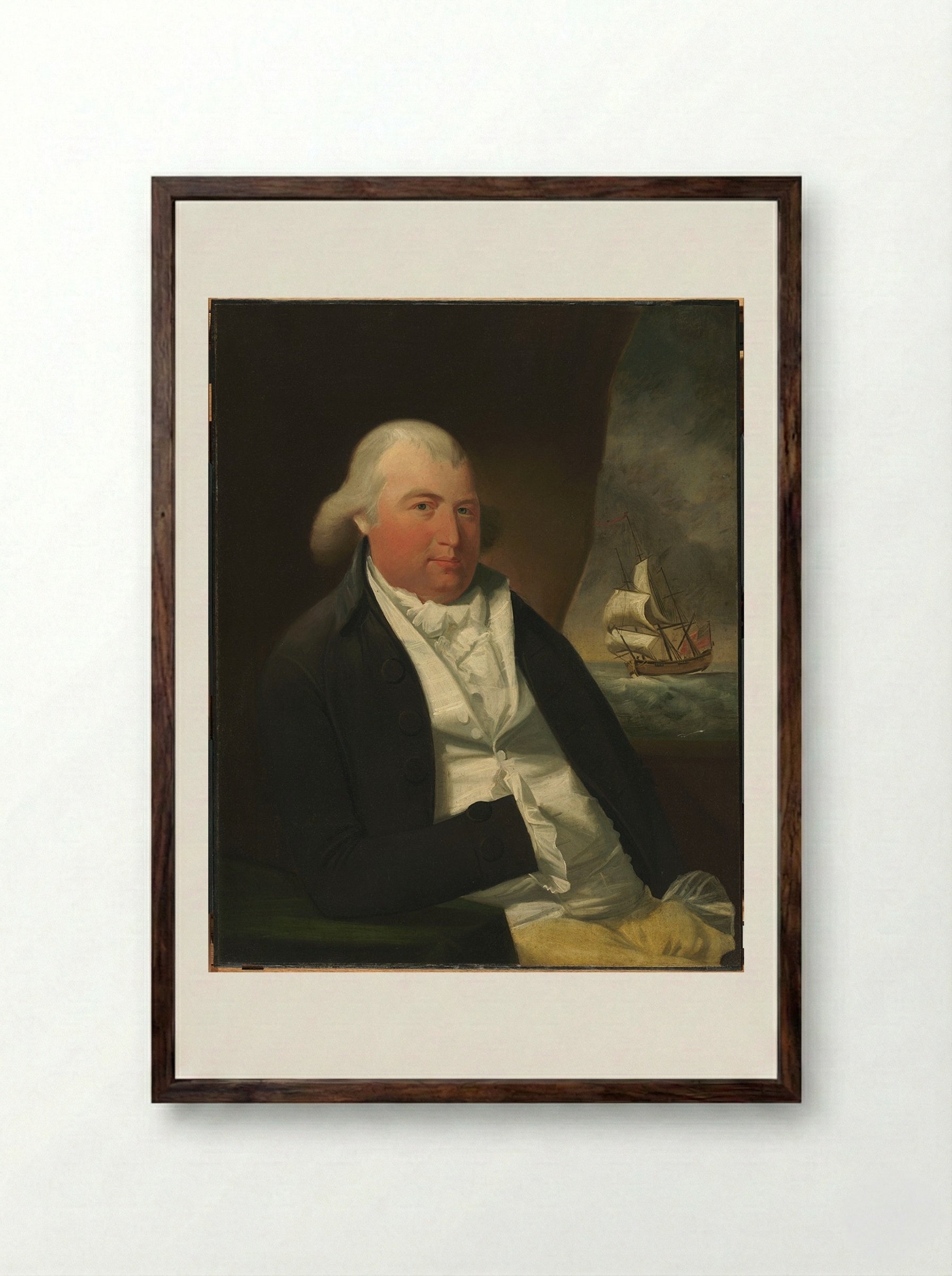 John McLean (1761-1823) - John Johnston - Framed Print Dark Wood