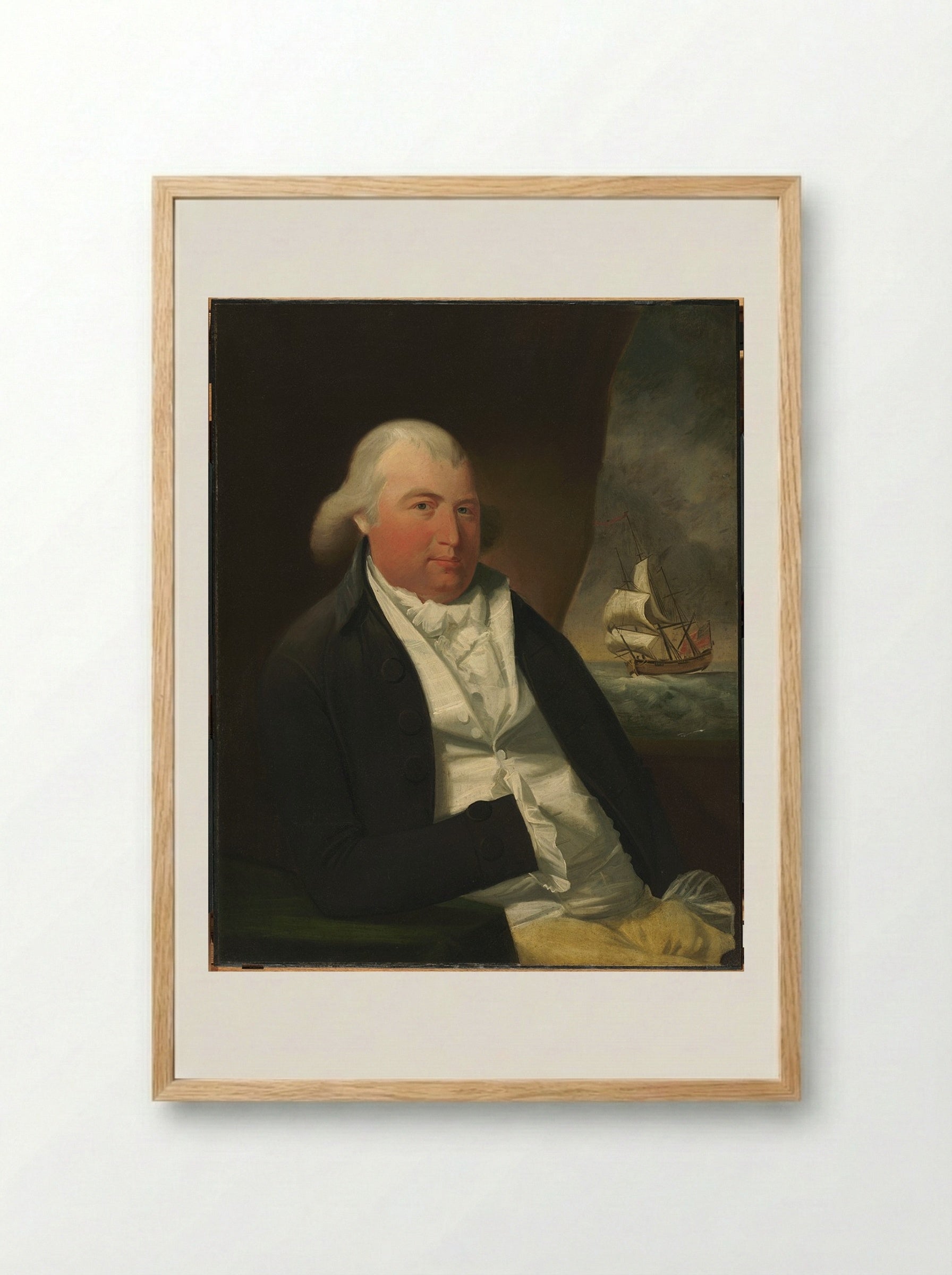 John McLean (1761-1823) - John Johnston - Framed Print Wood