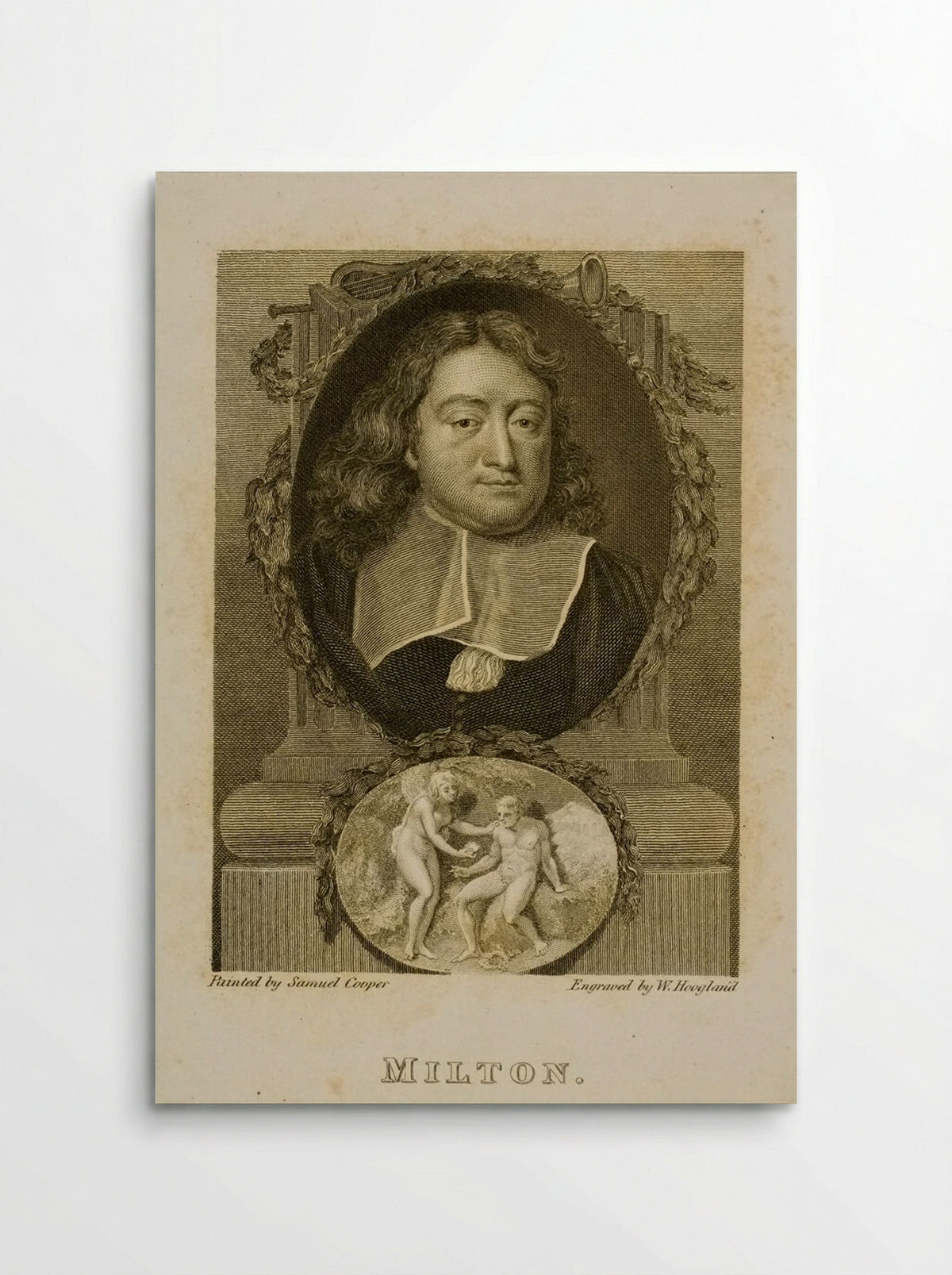John Milton - William Hoogland - Poster