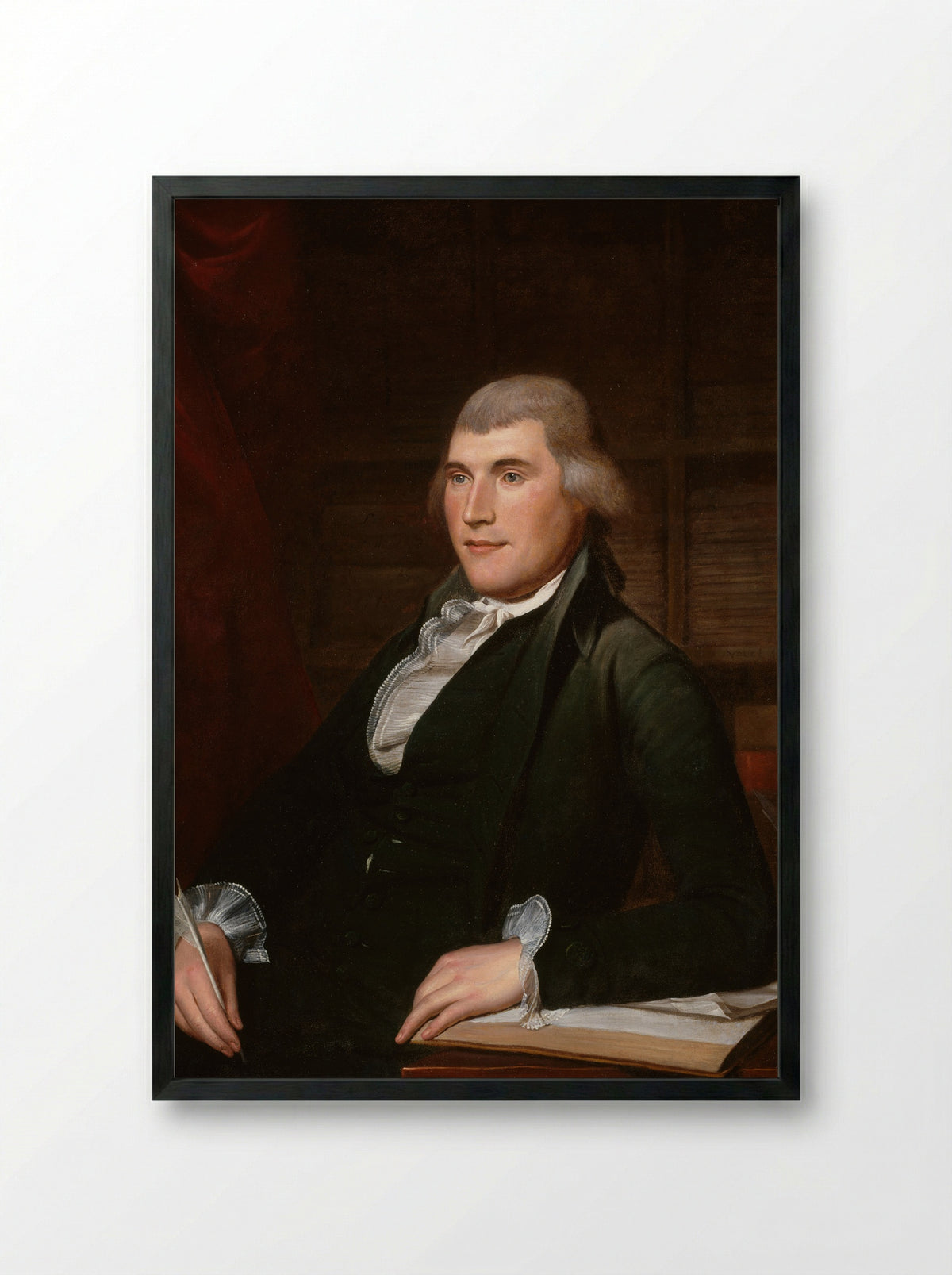 John Nicholson - Charles Willson Peale - Framed Print Black
