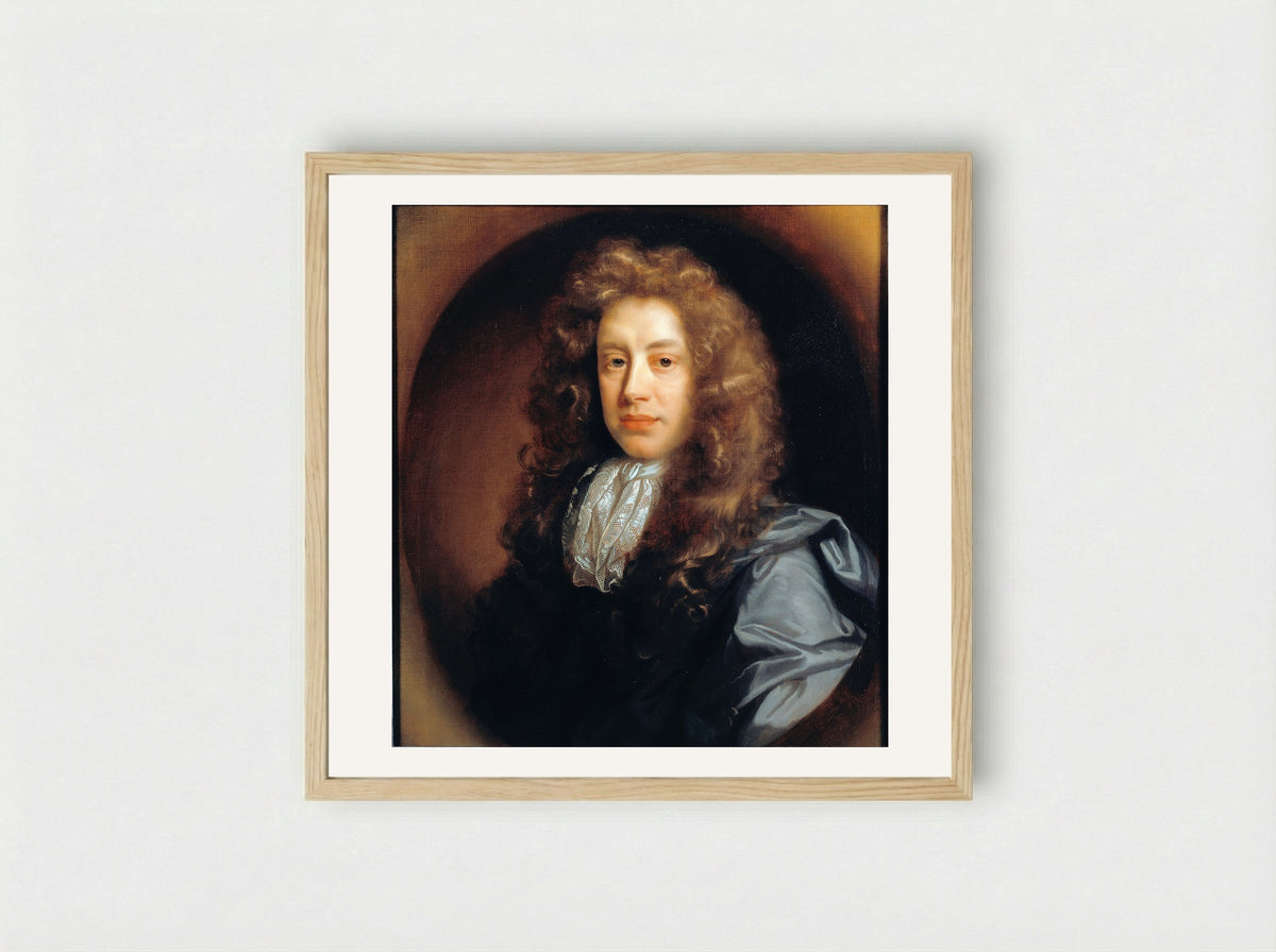 John Somers, 1st Baron Somers - John Riley - Framed Print Wood