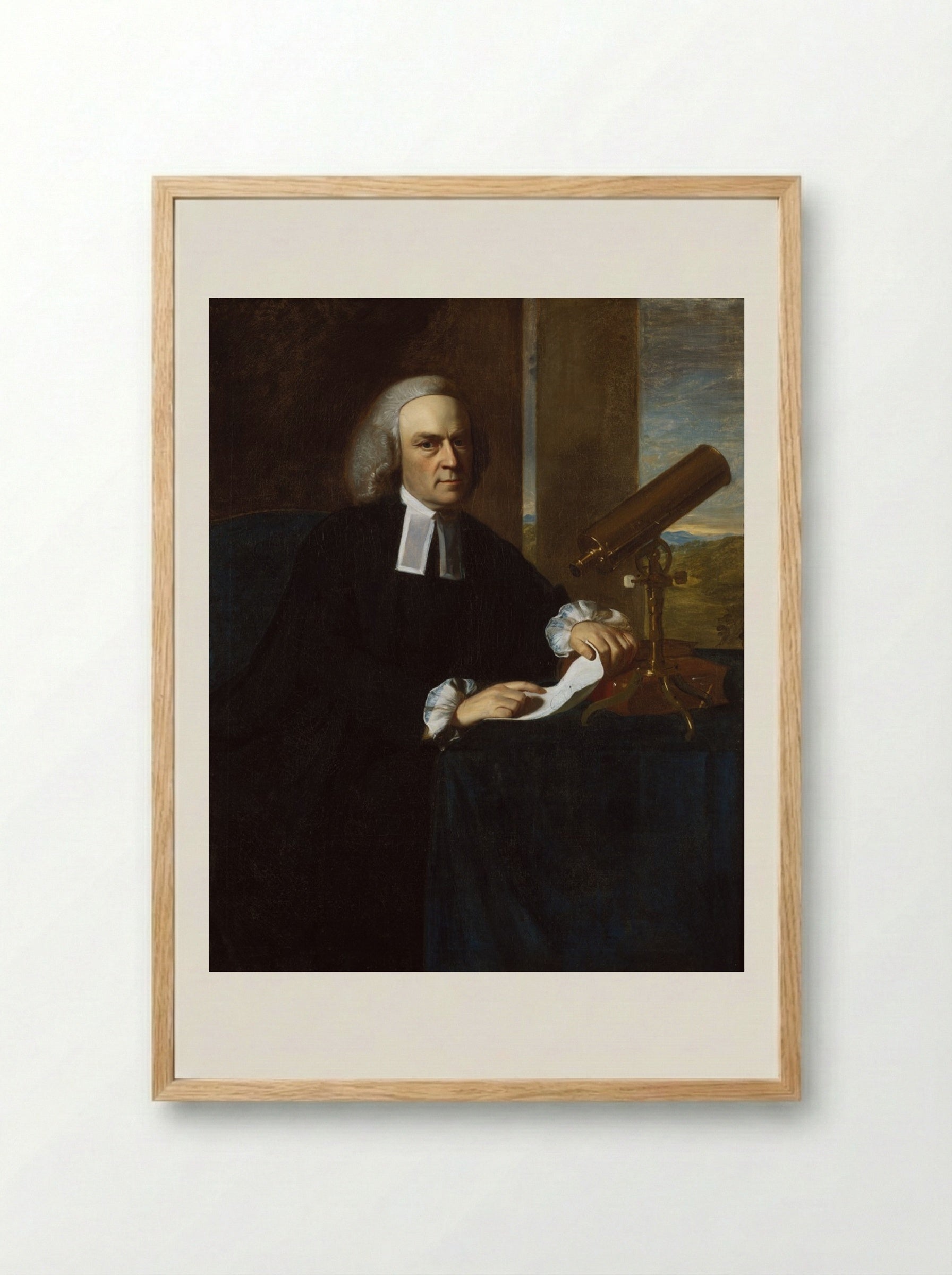 John Winthrop - John Singleton Copley - Framed Print Wood