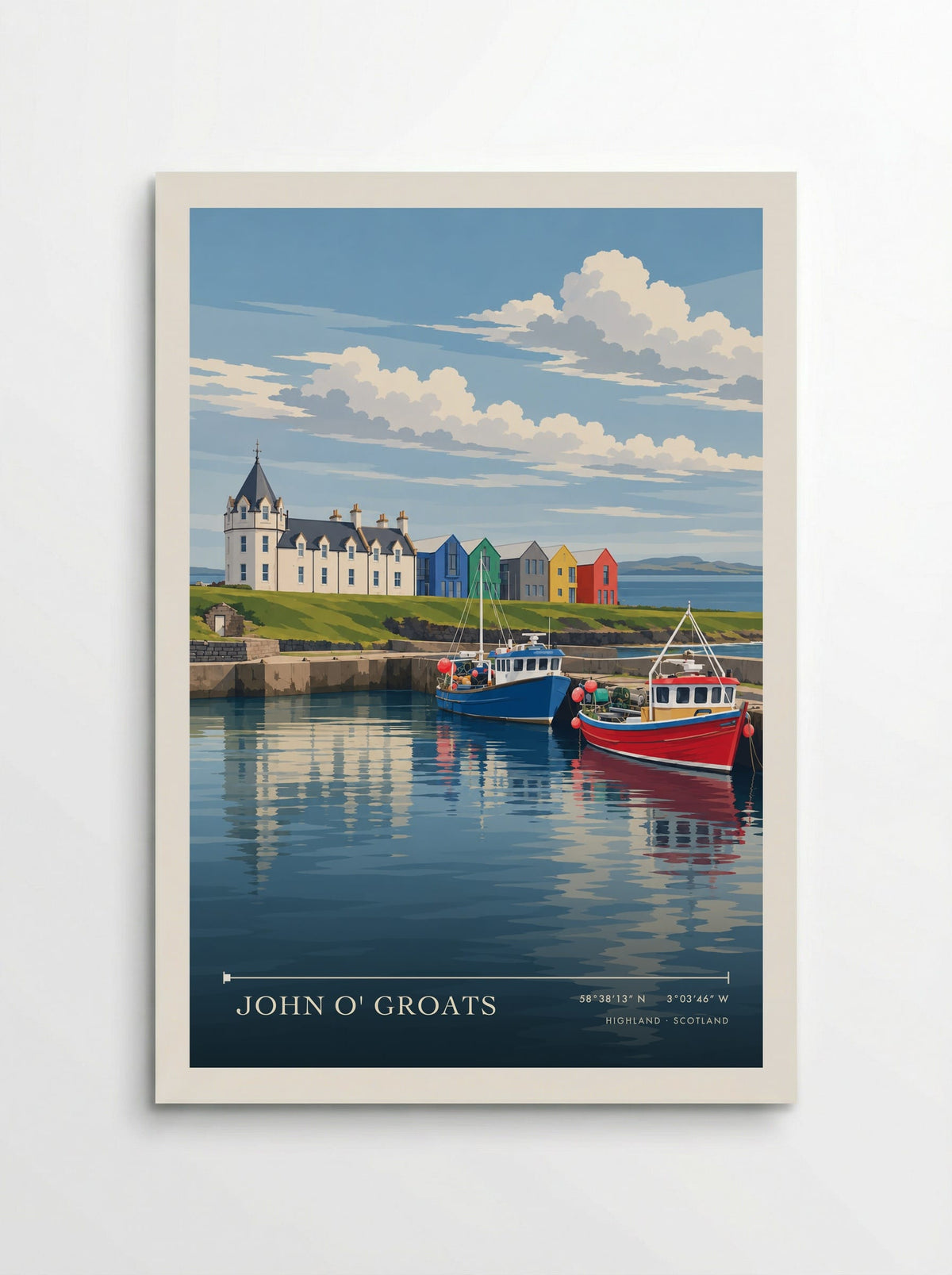 John o' Groats, Highland | Travel Poster - Poster