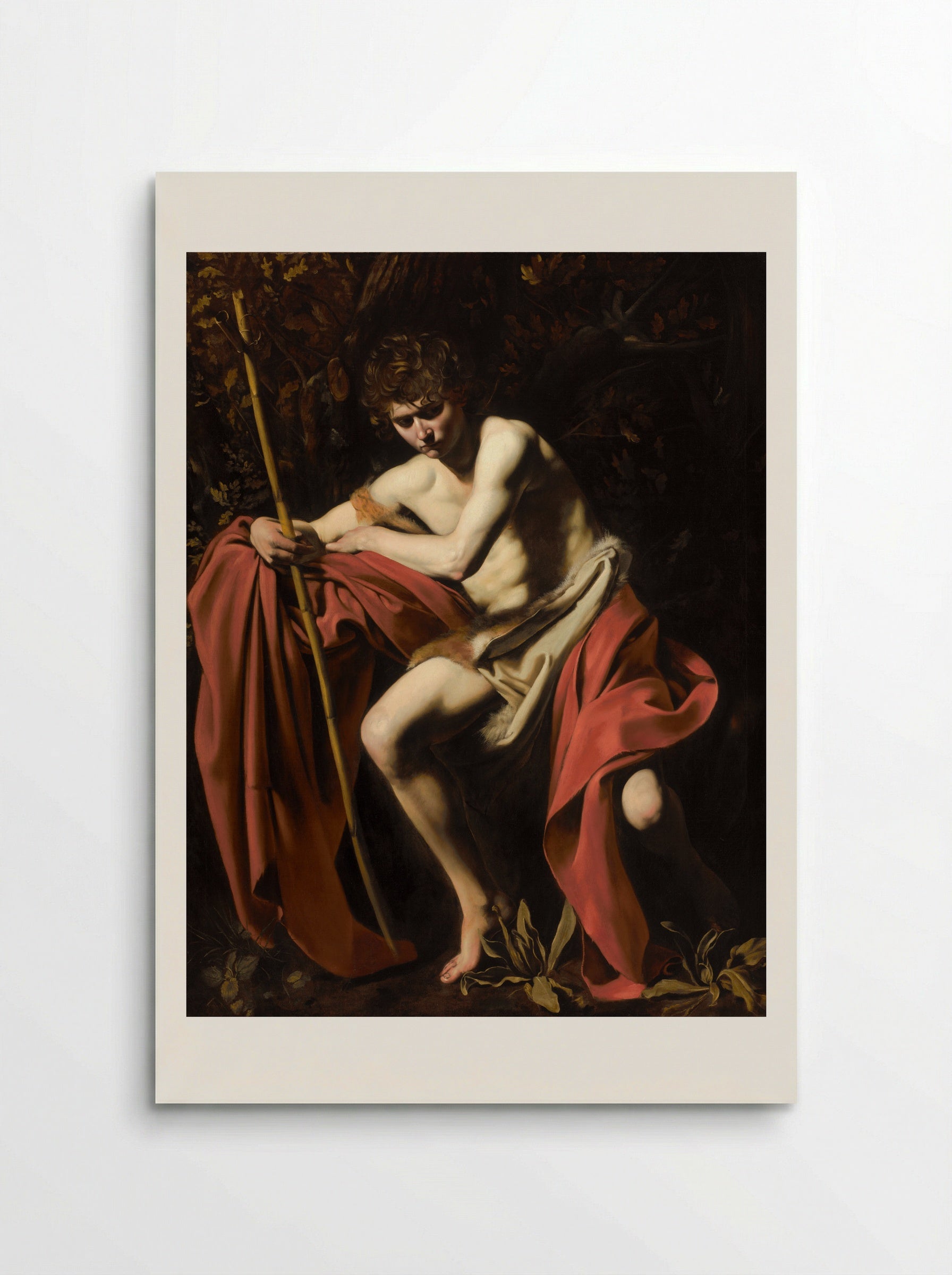 John the Baptist - Caravaggio - Poster
