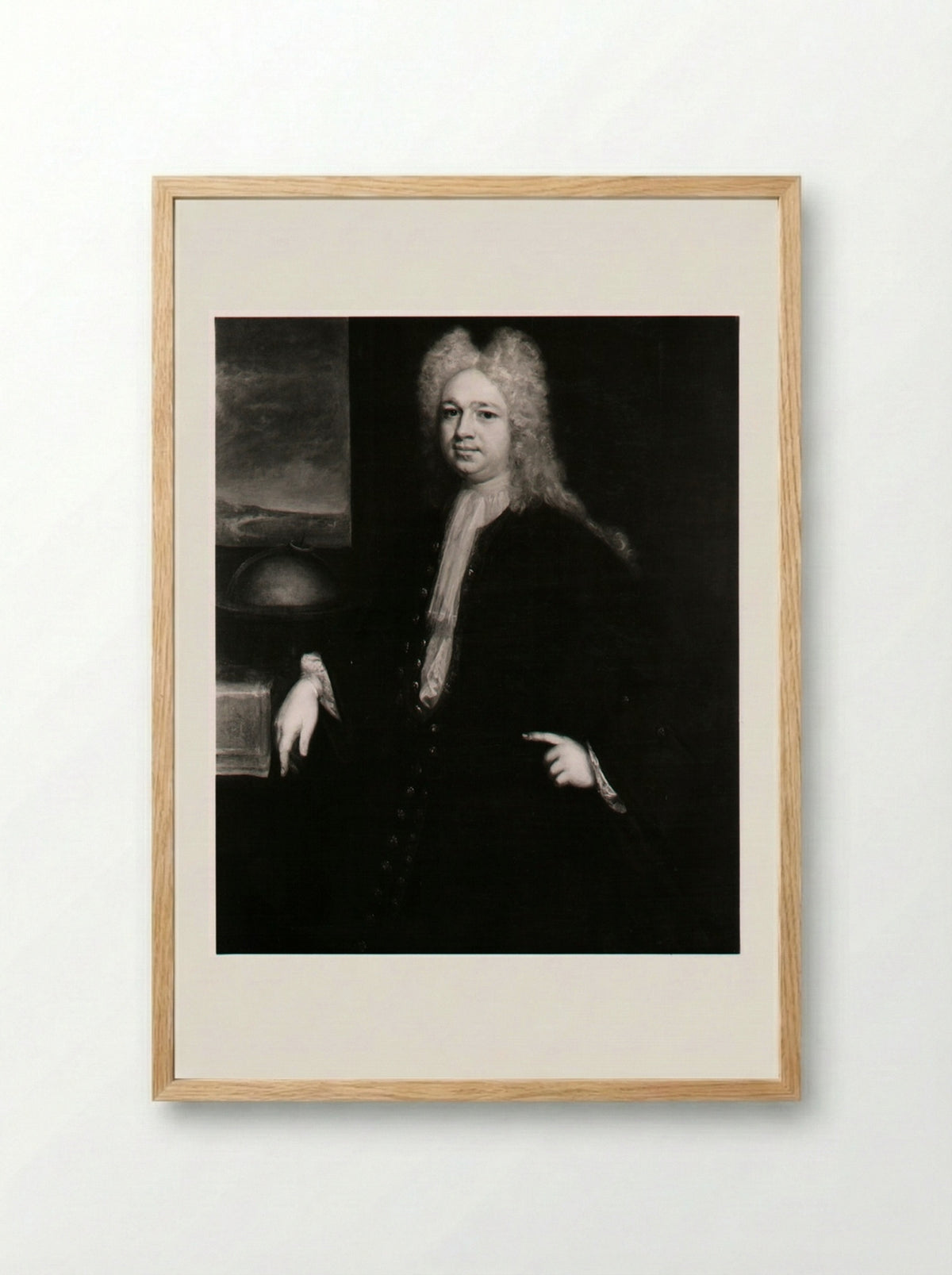 Jonathan Belcher - Thomas Hudson - Framed Print Wood