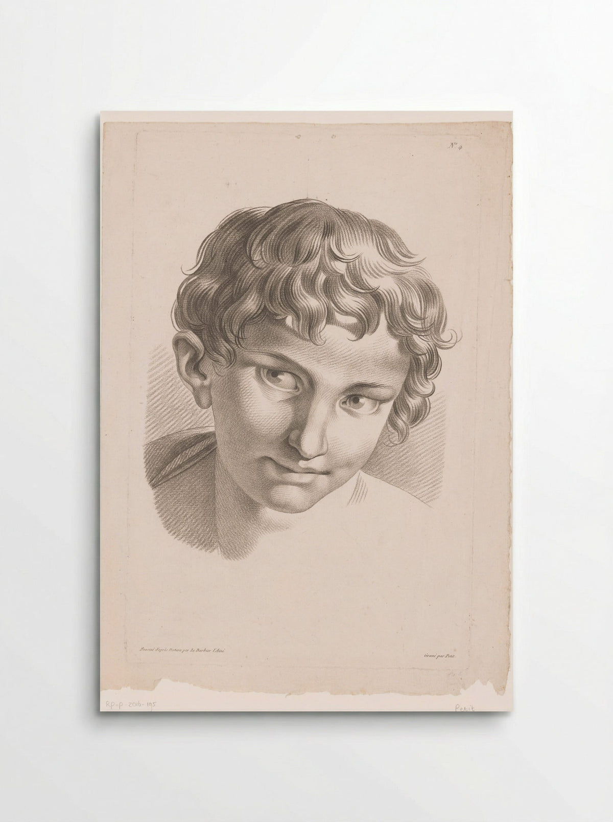 Jongenshoofd (Head of a Boy) - Mondhare & Jean - Poster