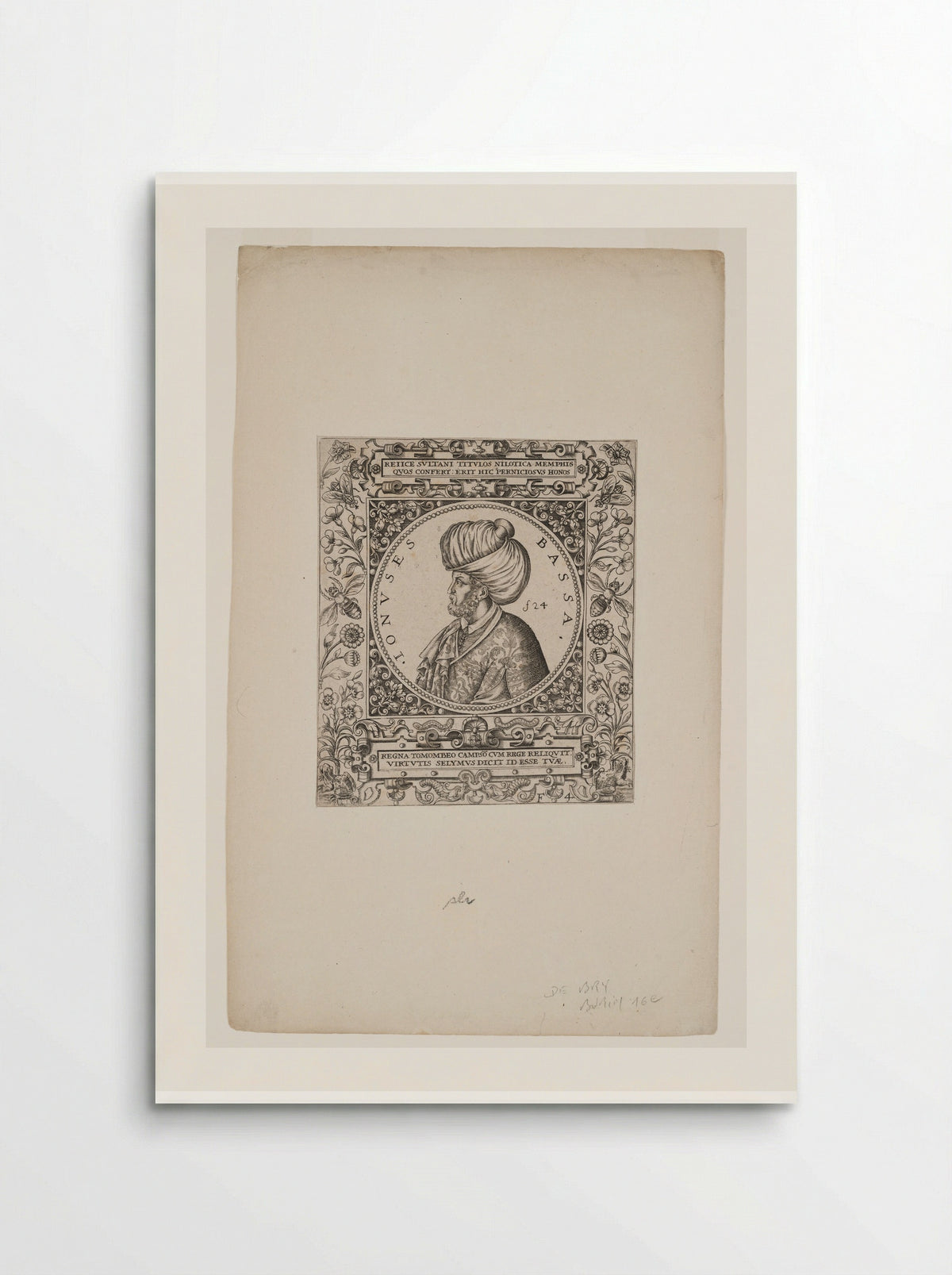 Jonuses Bassa - Theodor de Bry - Poster