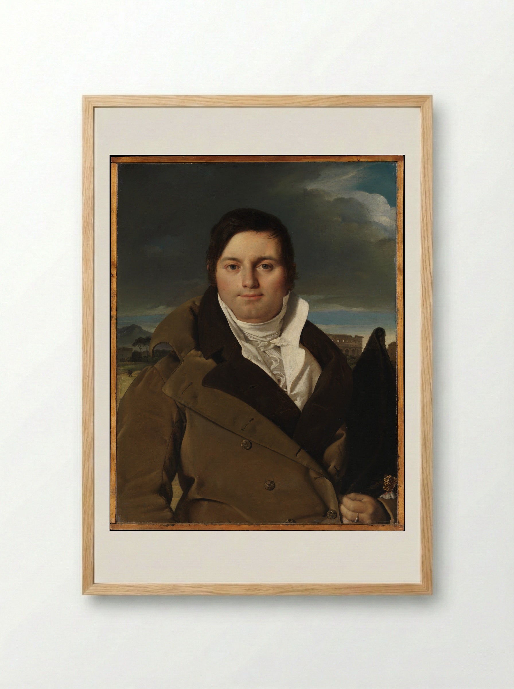 Joseph-Antoine Moltedo - Jean Auguste Dominique Ingres - Framed Print Wood