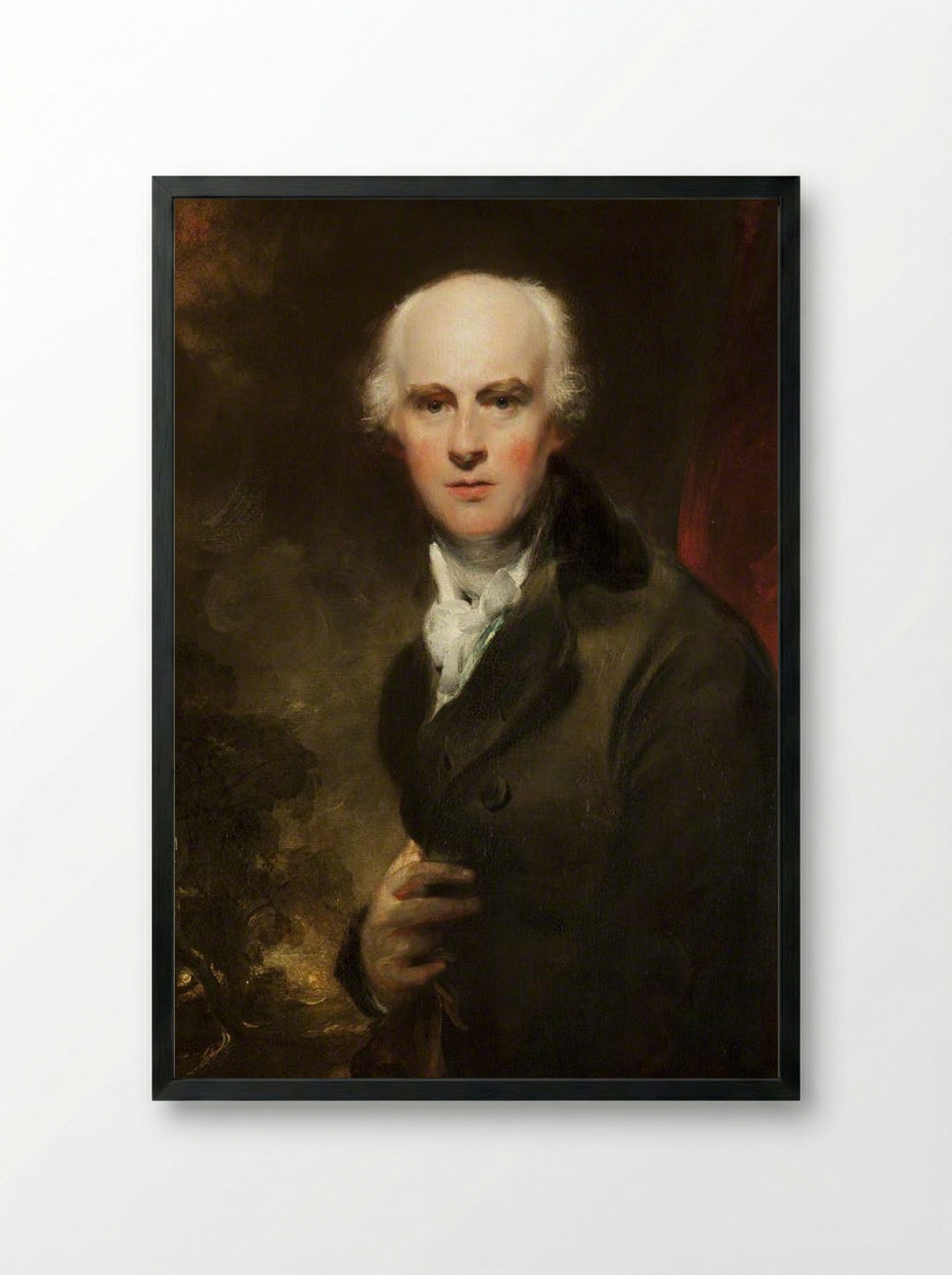 Joseph Farington - Thomas Lawrence - Framed Print Black
