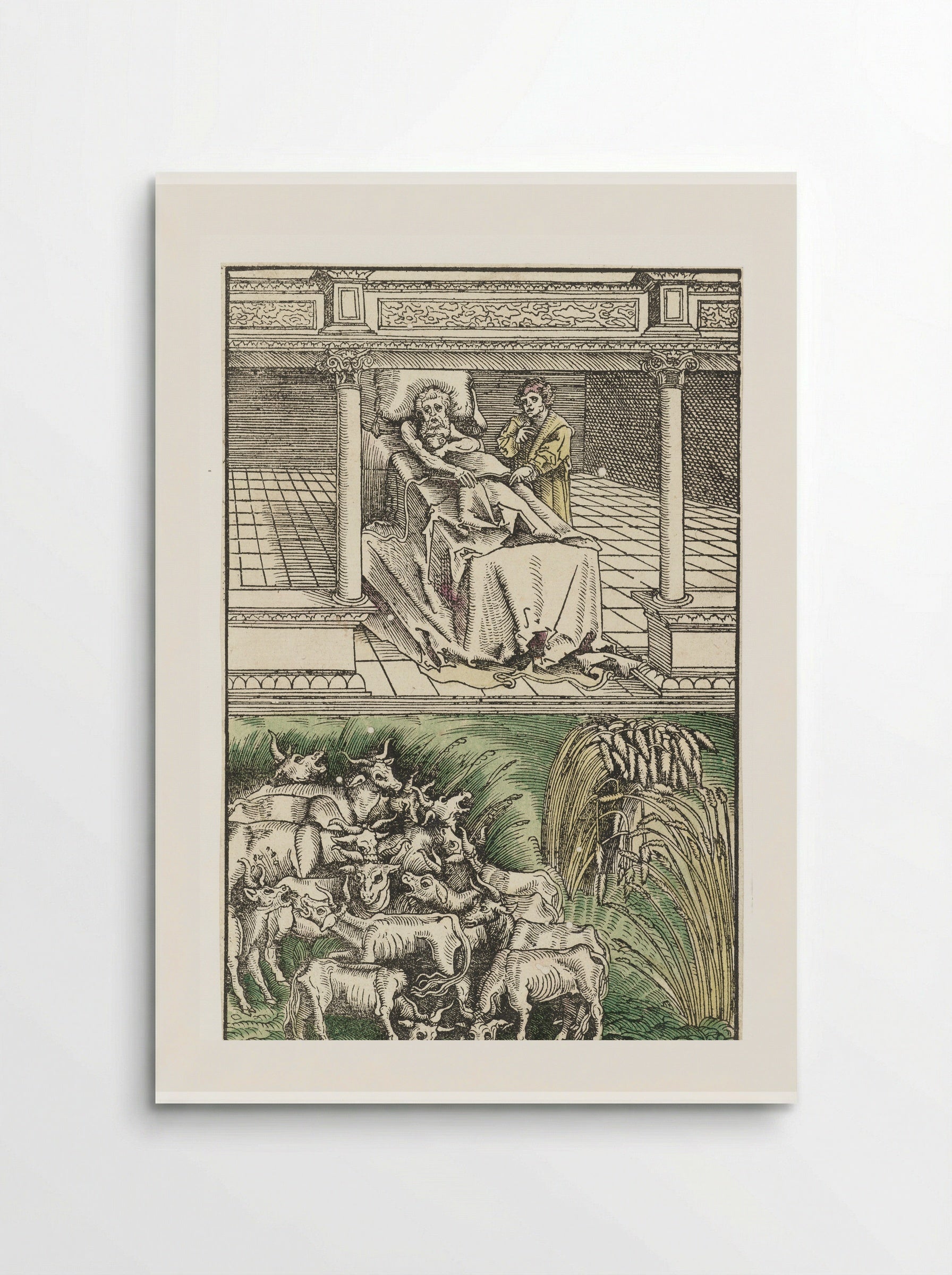 Joseph Interpreting Pharaoh's Dreams - Lucas Cranach the Elder - Poster