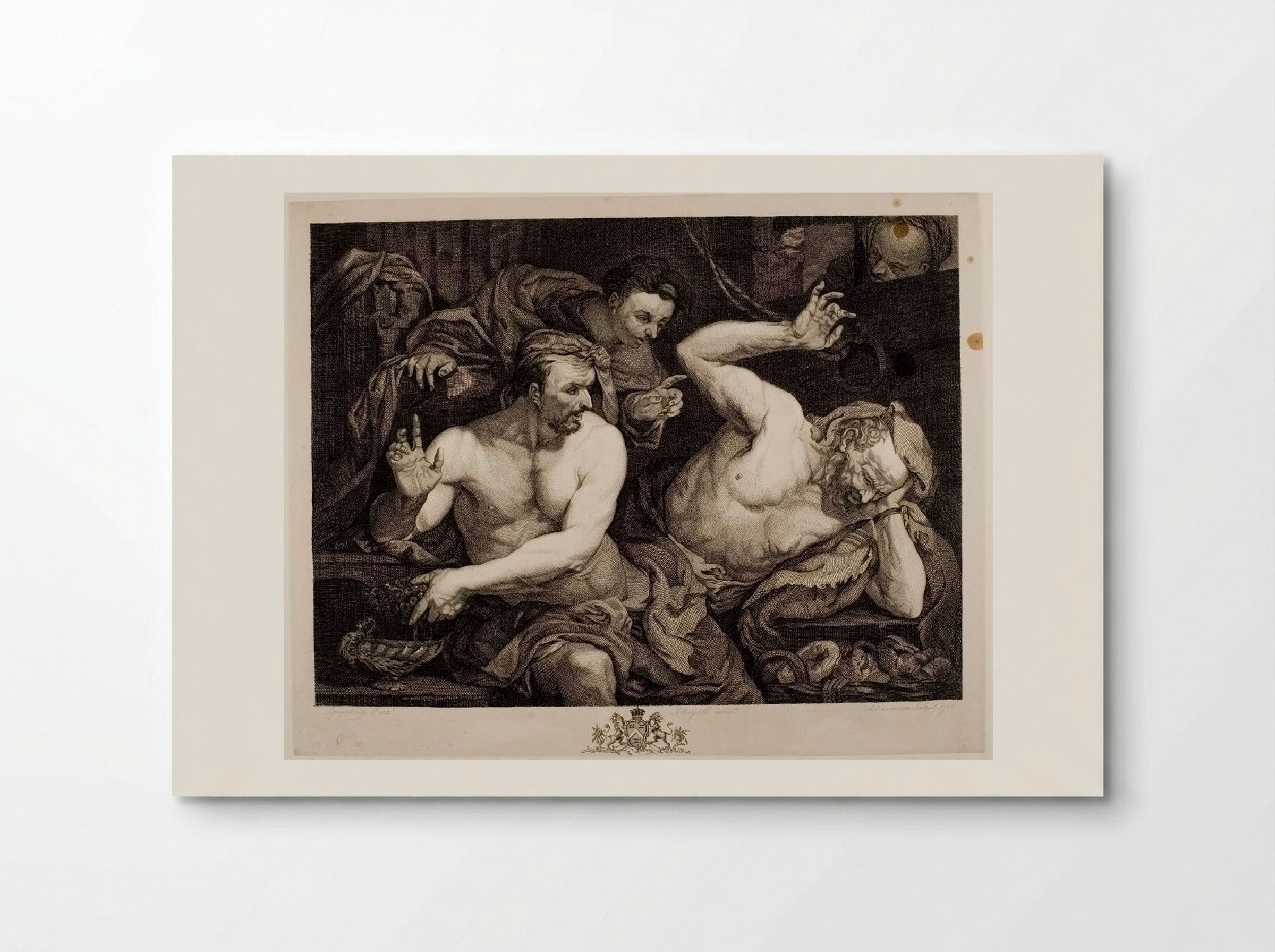 Joseph Interpreting the Dreams of Pharaoh's Butler and Baker - Alexander Bannerman - Poster