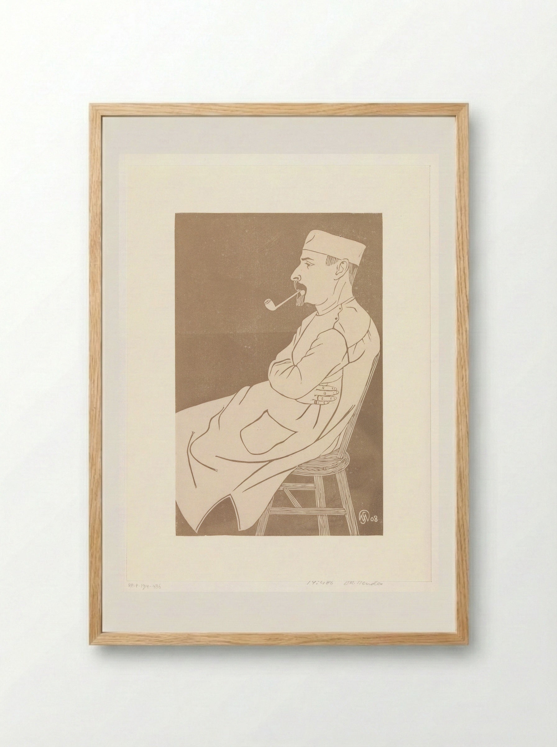 Joseph Mendes da Costa - Samuel Jessurun de Mesquita - Framed Print Wood