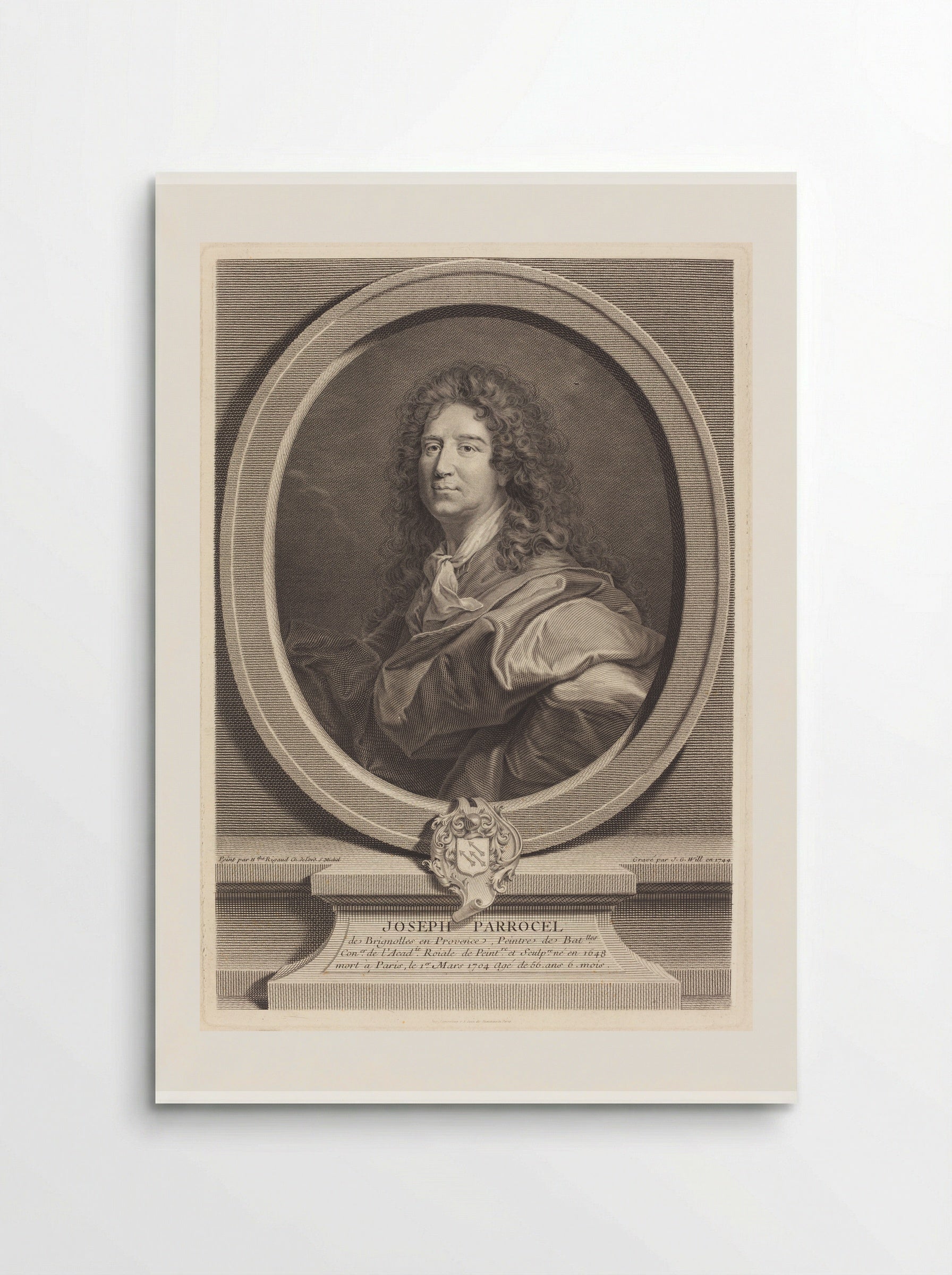 Joseph Parrocel - Johann Georg Wille - Poster