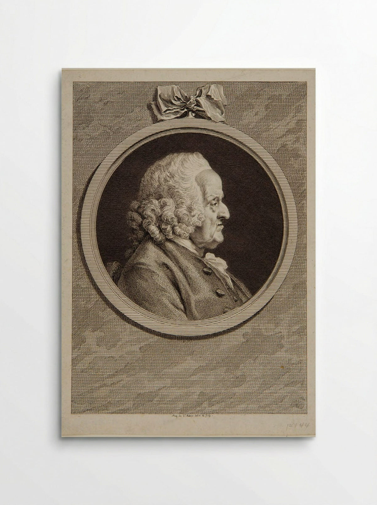 Joseph Pellerin - Augustin de Saint-Aubin - Poster
