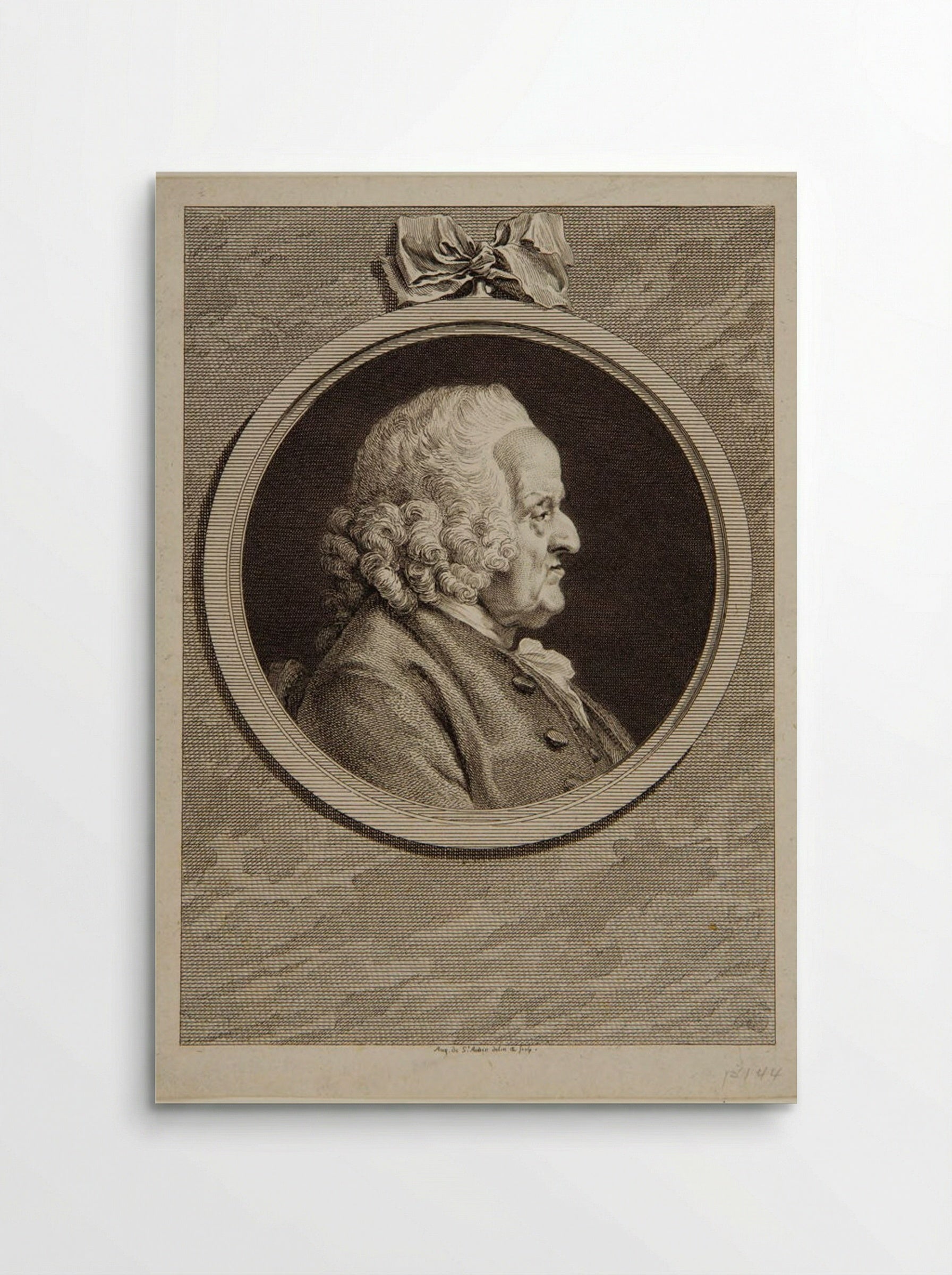 Joseph Pellerin - Augustin de Saint-Aubin - Poster