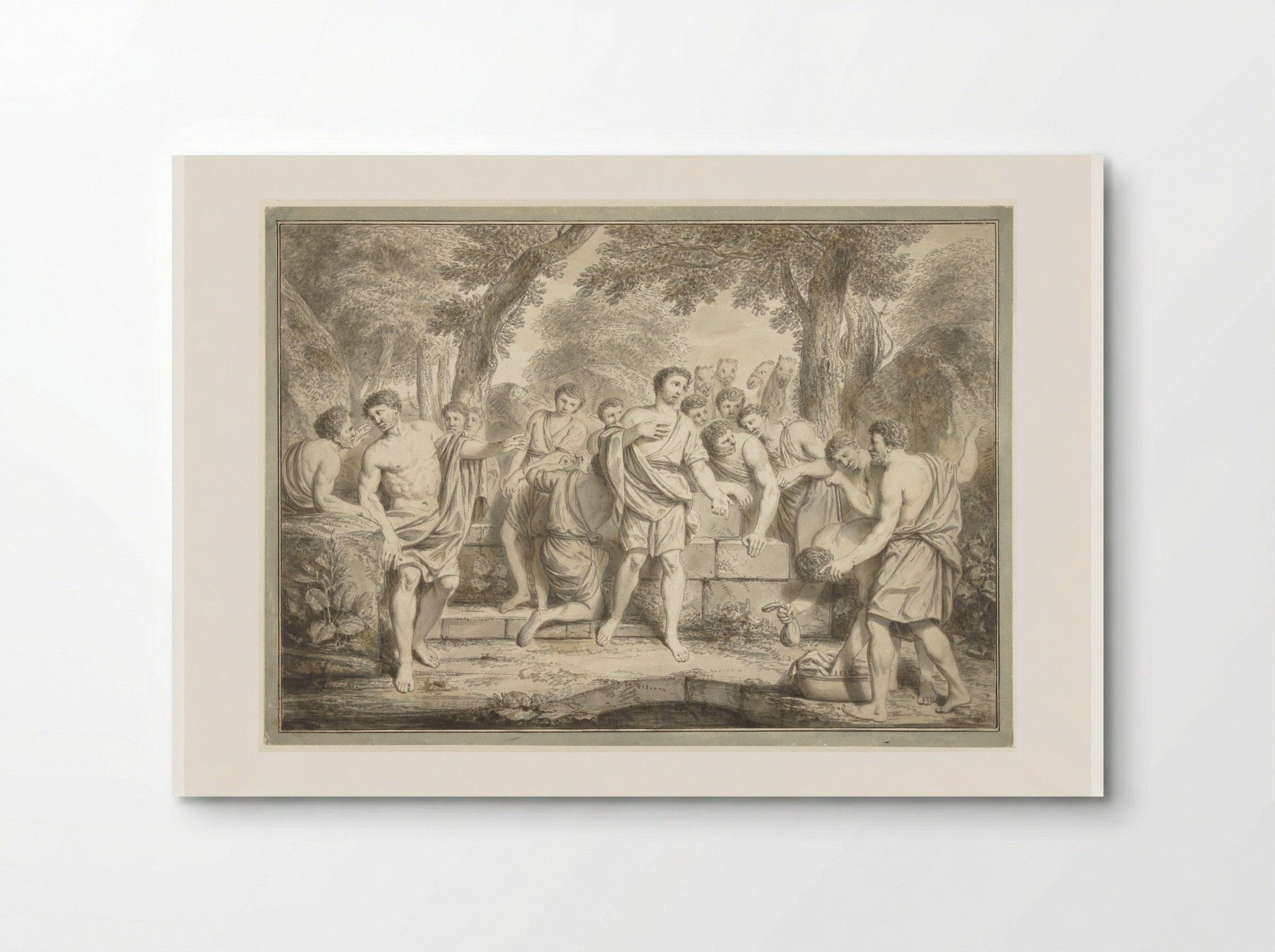 Joseph Sold by His Brothers - Louis Fabritius Dubourg - Poster