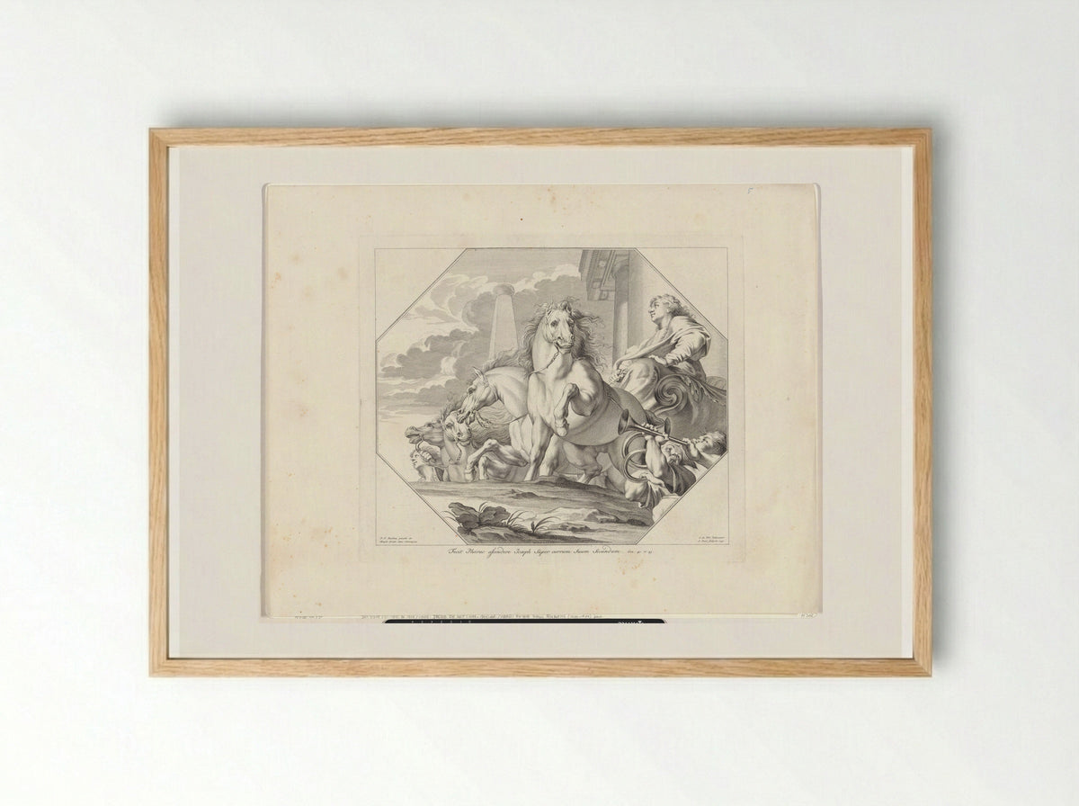Joseph in the Chariot, Appointed by Pharaoh over all Egypt - Jan Punt - Framed Print Wood