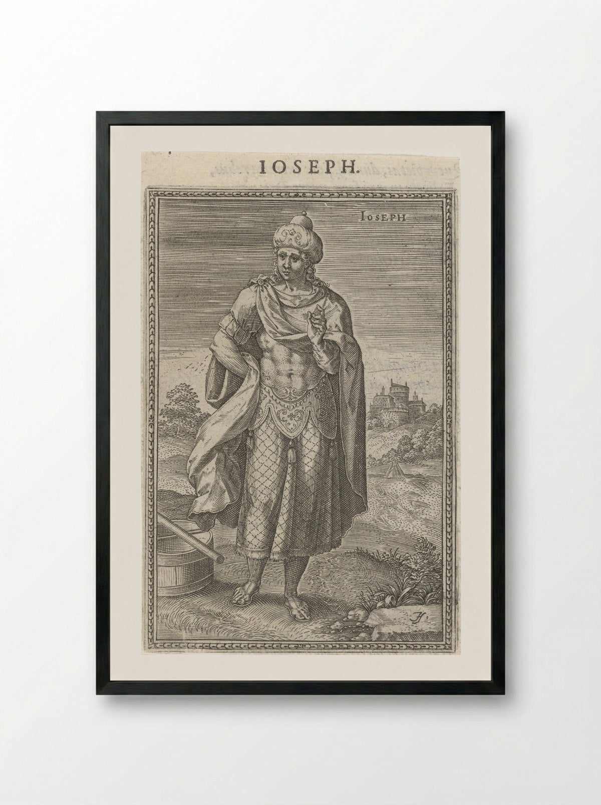 Joseph - Christoffel Plantijn - Framed Print Black