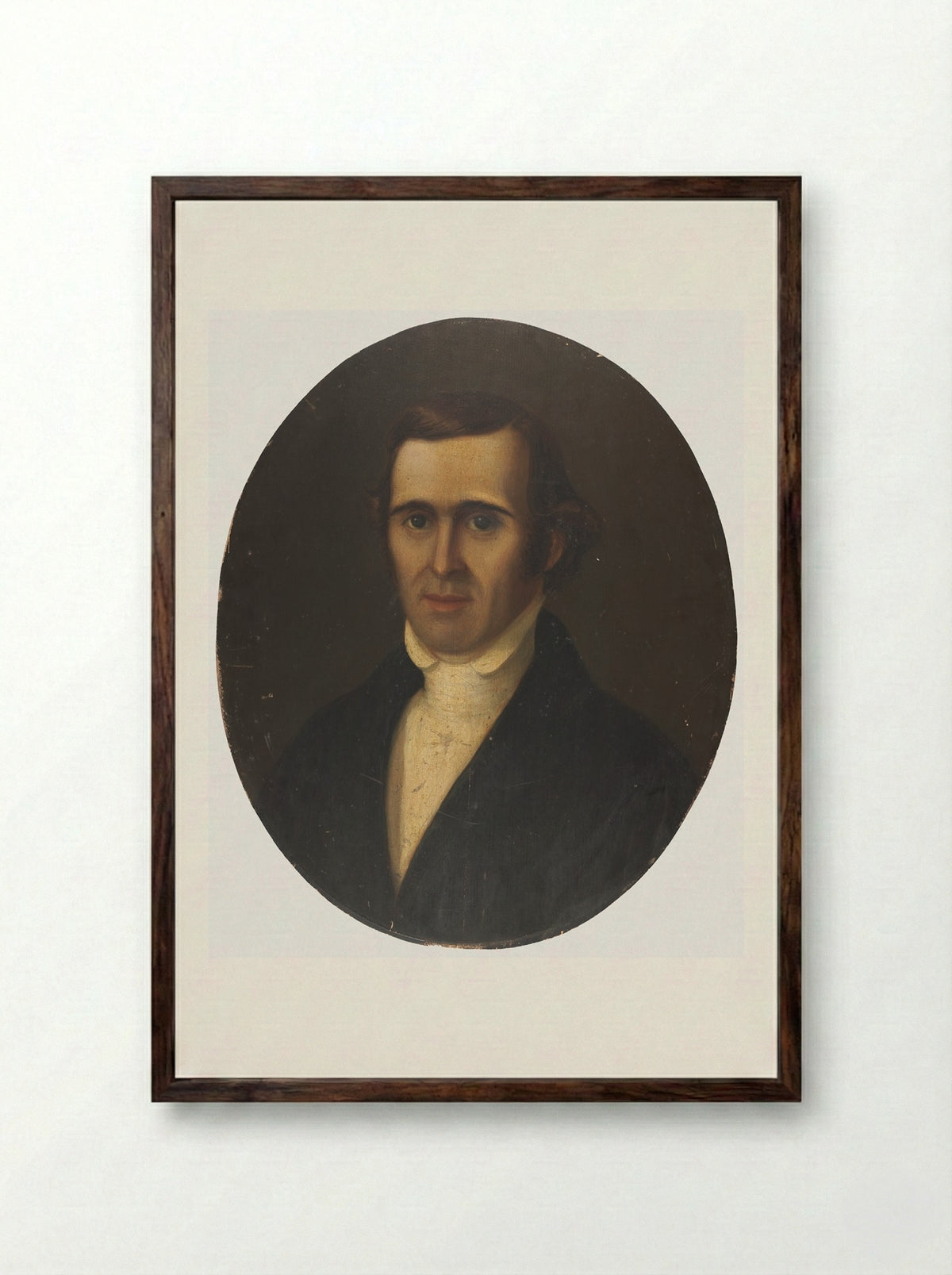 Josiah Kendall Waite - Bass Otis - Framed Print Dark Wood