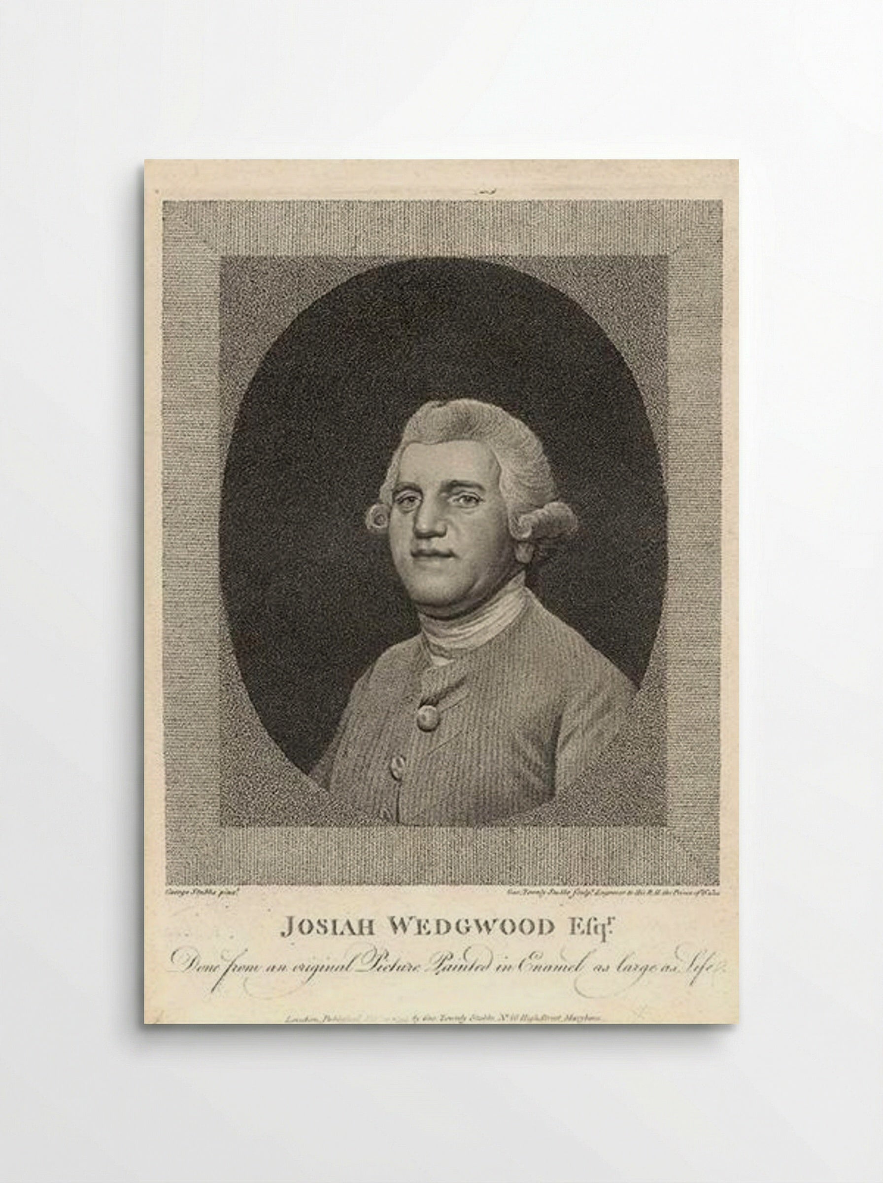Josiah Wedgwood - George Stubbs - Poster