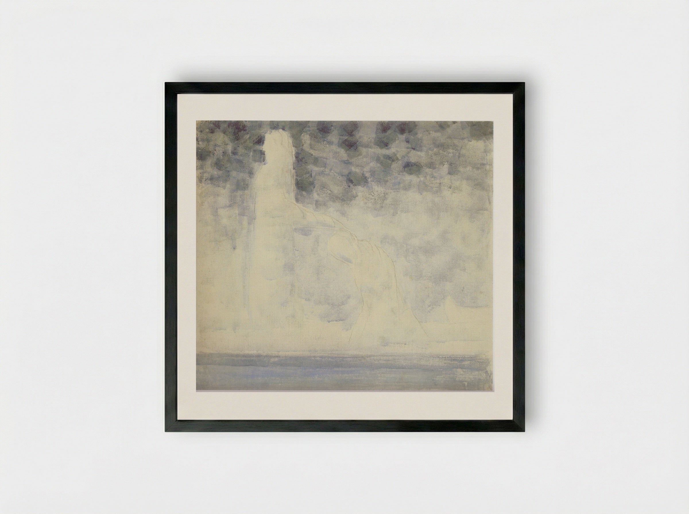 Journey of the Prince (I) - Mikalojus Konstantinas Čiurlionis - Framed Print Black