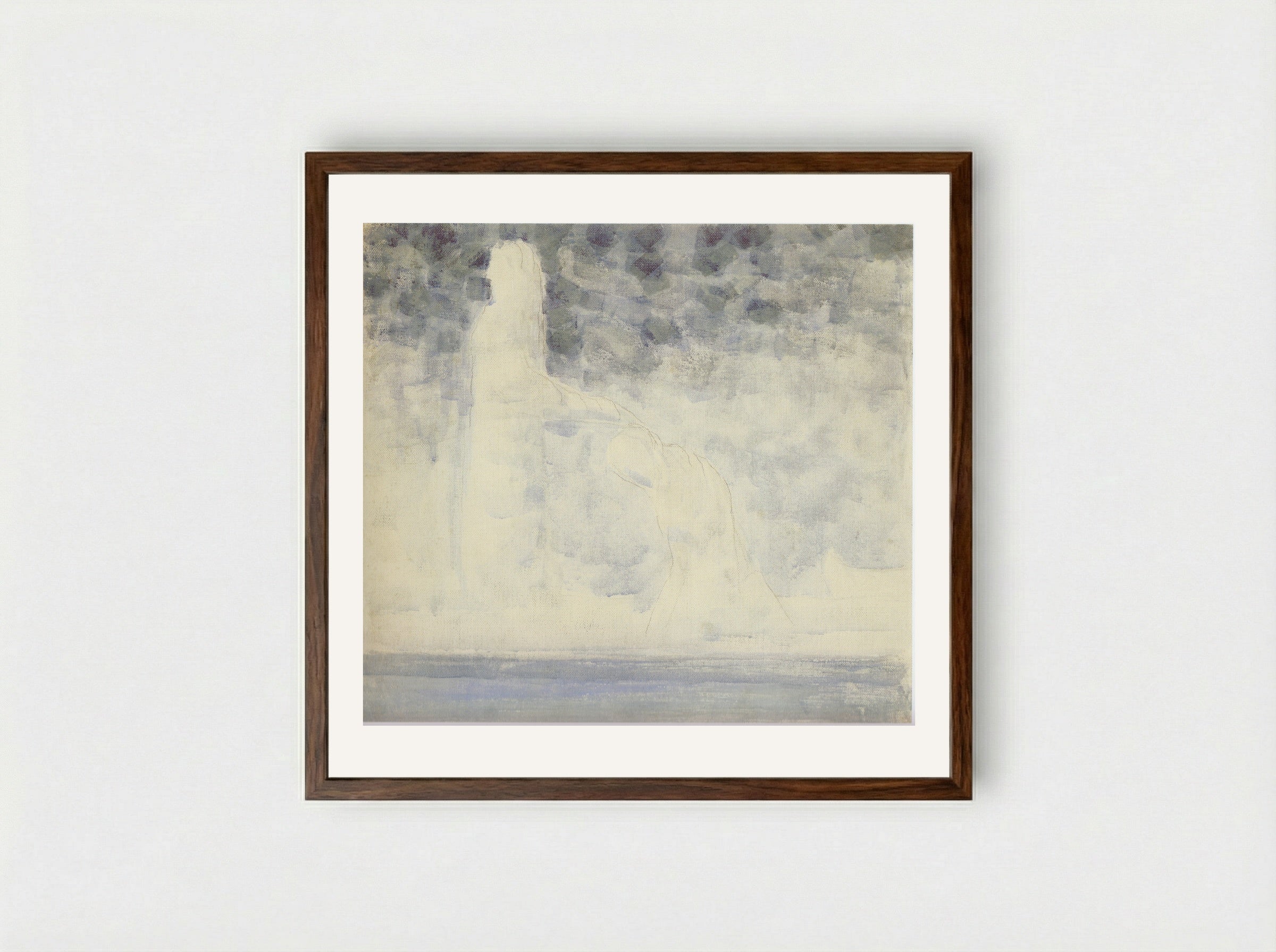 Journey of the Prince (I) - Mikalojus Konstantinas Čiurlionis - Framed Print Dark Wood