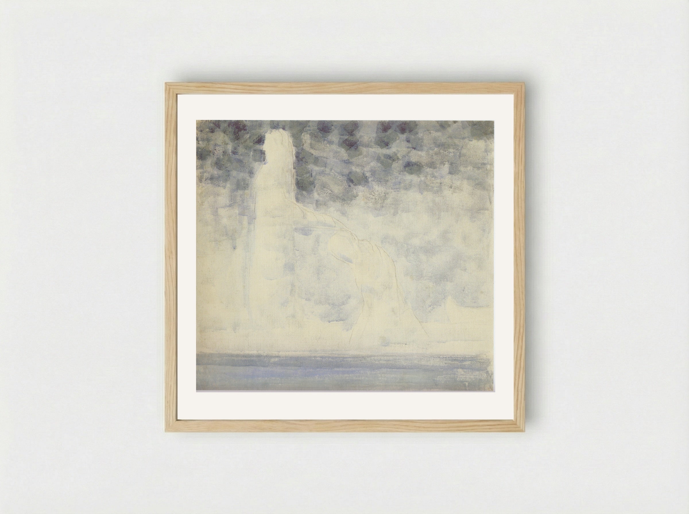 Journey of the Prince (I) - Mikalojus Konstantinas Čiurlionis - Framed Print Wood