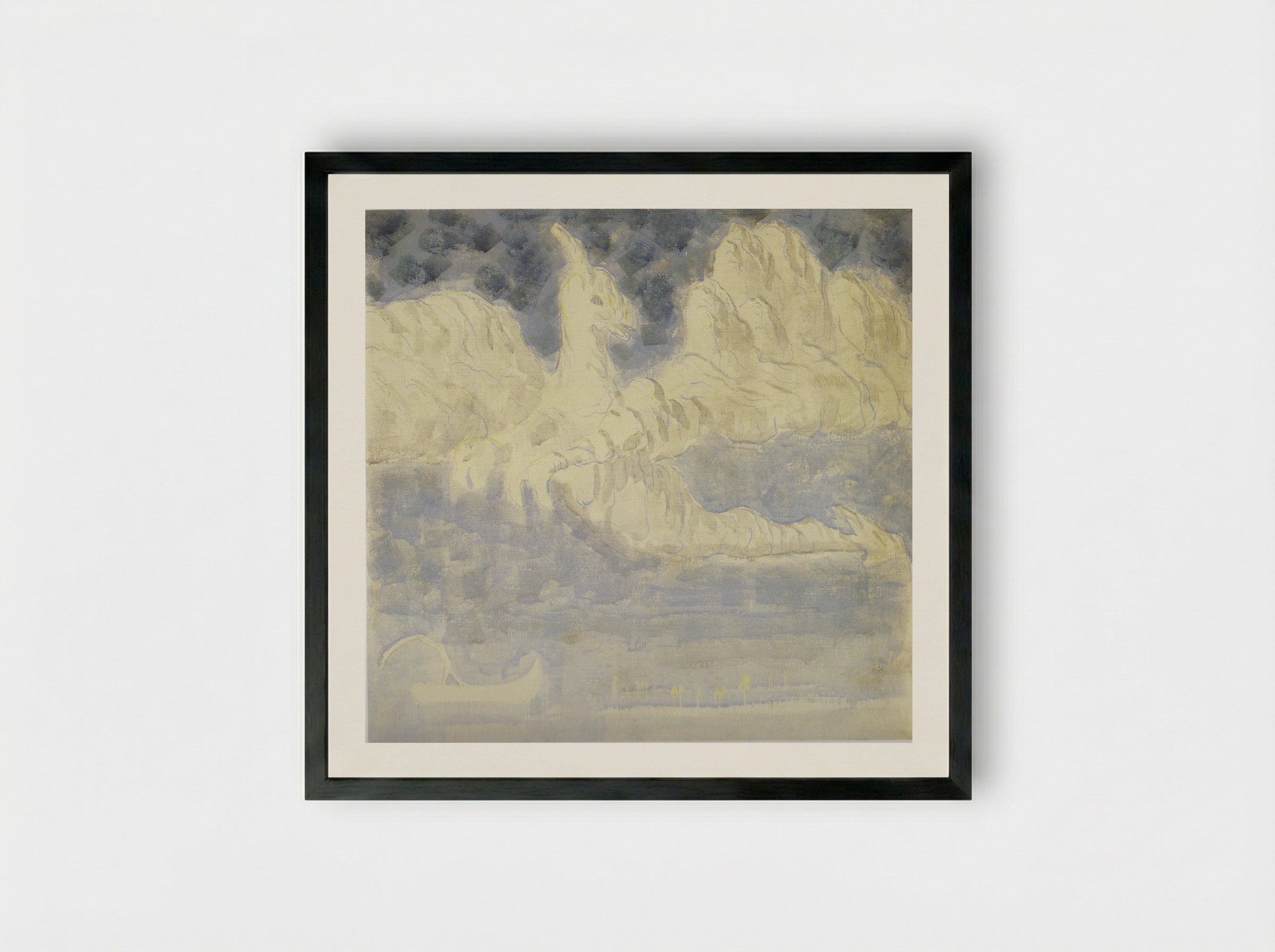 Journey of the Prince (II) - Mikalojus Konstantinas Čiurlionis - Framed Print Black
