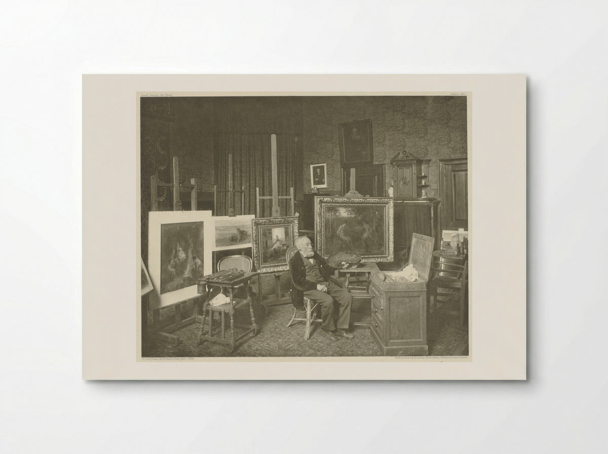 Jozef Israëls in his Studio - Jozef Israëls - Poster