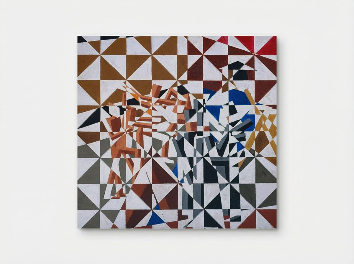 Ju-Jitsu - David Bomberg - Poster