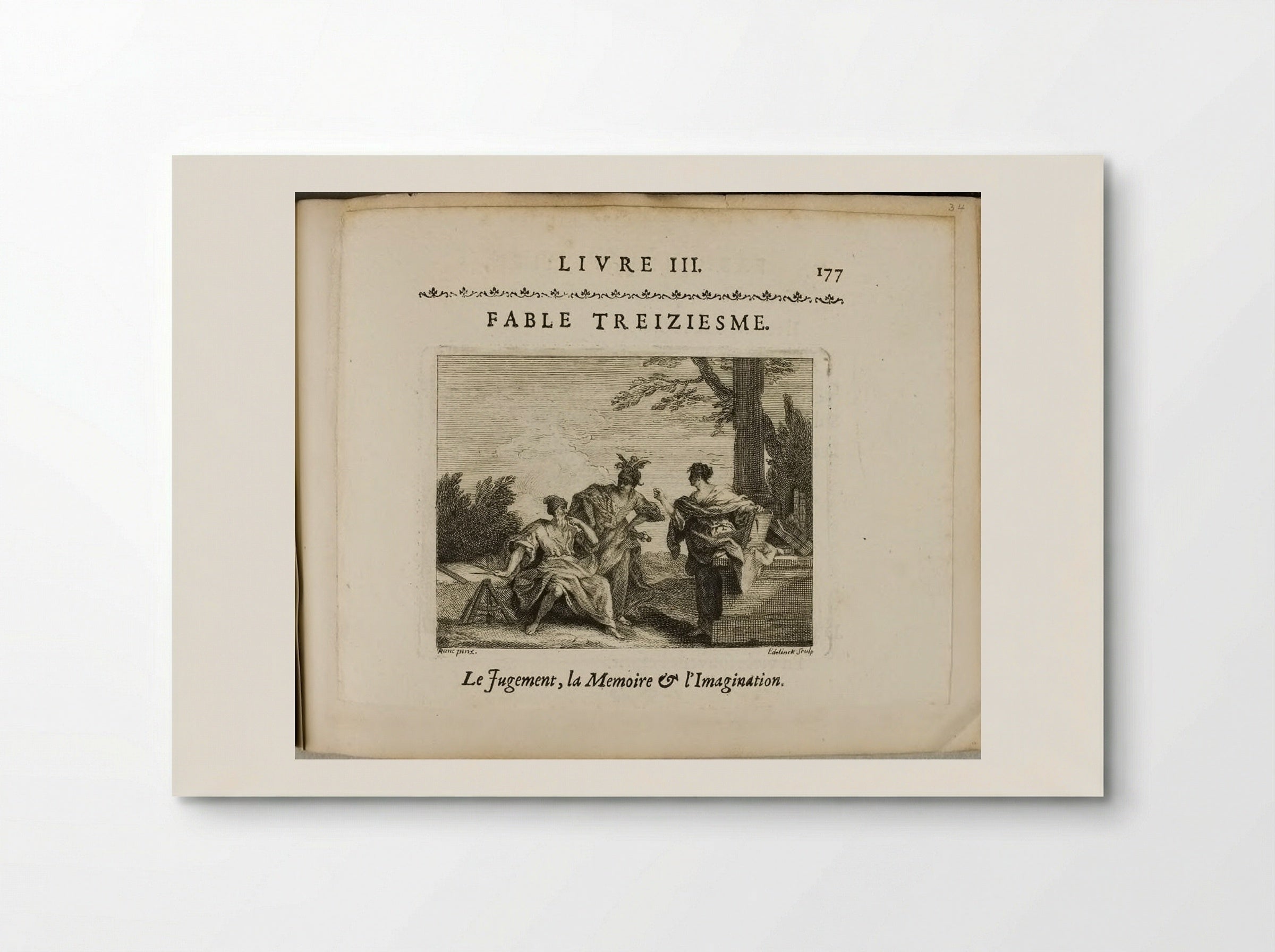 Judgment, Memory, and Imagination - Nicolas Edelinck - Poster
