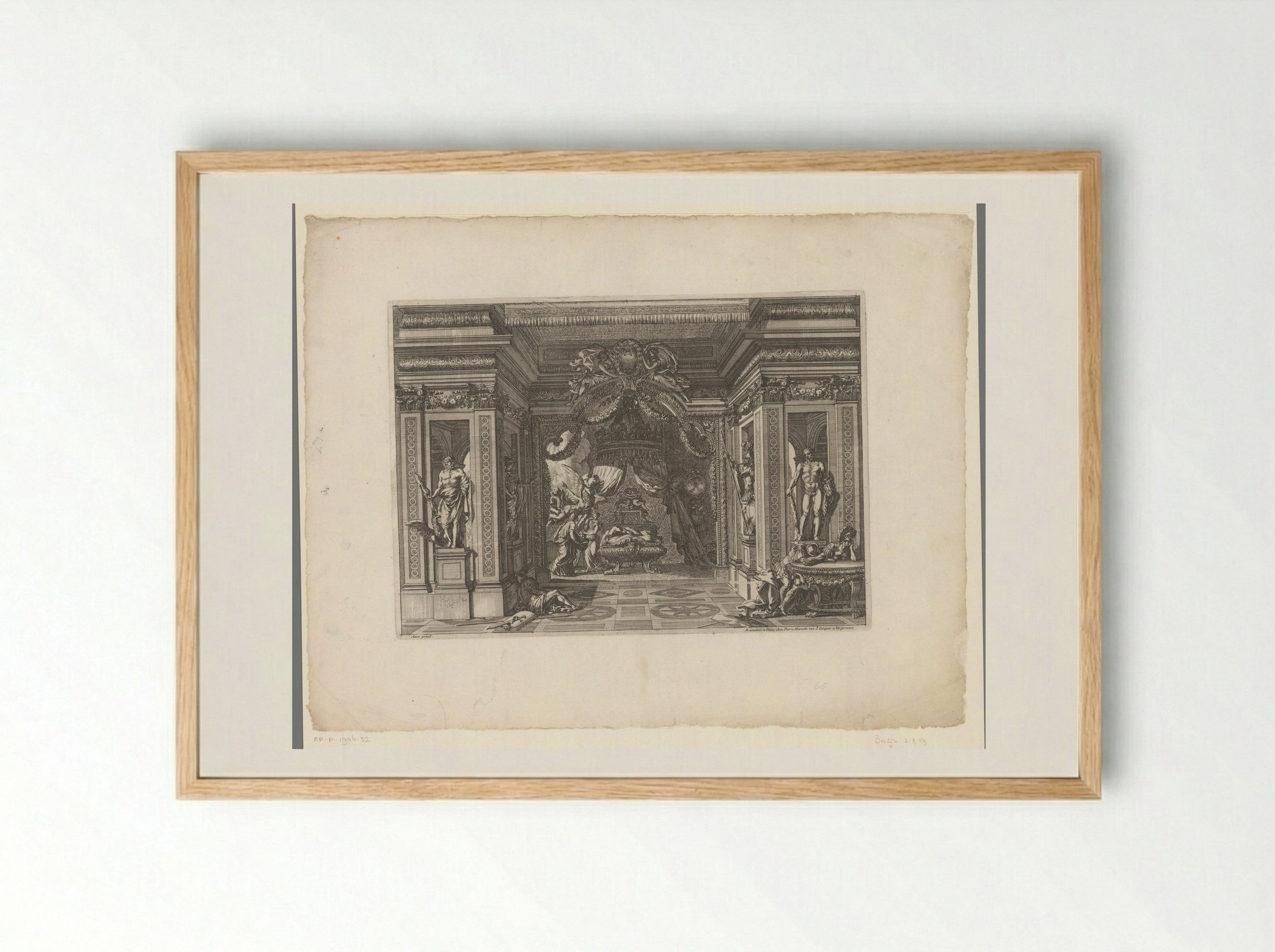 Judith Beheading Holofernes - Jean Lepautre - Framed Print Wood