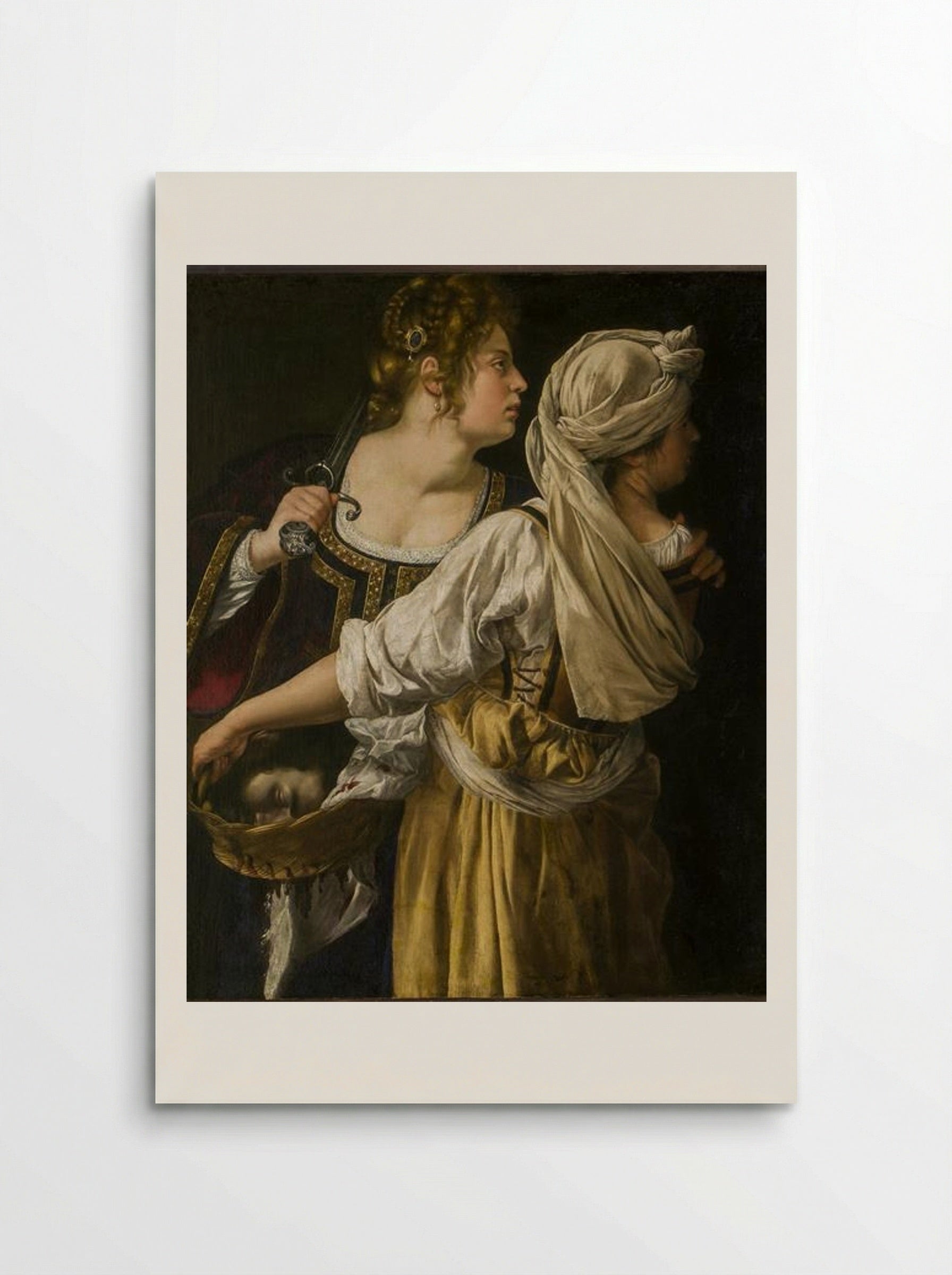 Judith and her Maidservant - Artemisia Gentileschi - Poster