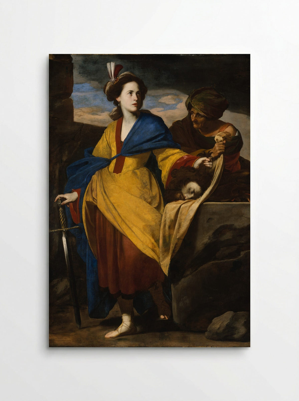 Judith with the Head of Holofernes - Massimo Stanzione - Poster