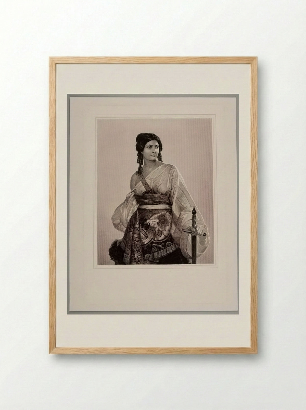 Judith - Peter Lutz - Framed Print Wood