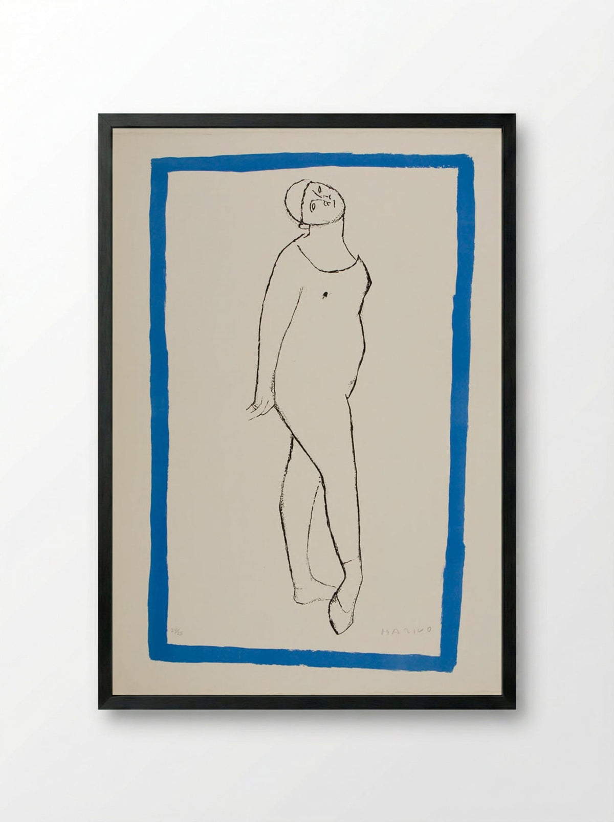 Juggler - Marino Marini - Framed Print Black