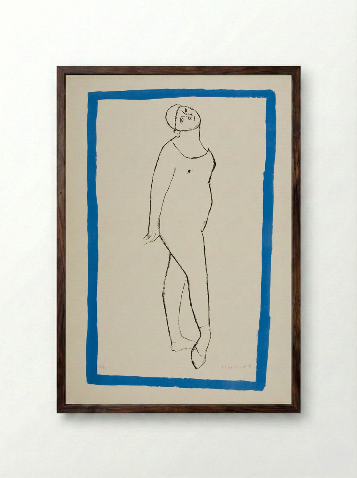 Juggler - Marino Marini - Framed Print Dark Wood
