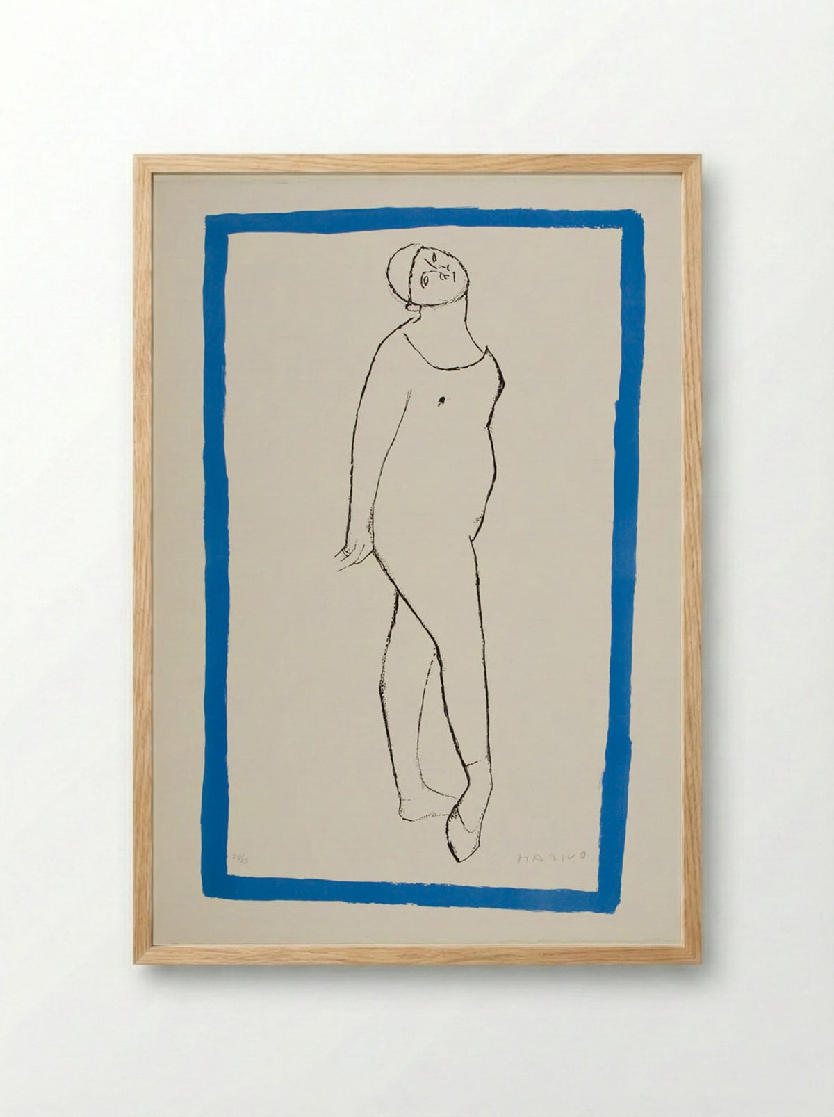 Juggler - Marino Marini - Framed Print Wood