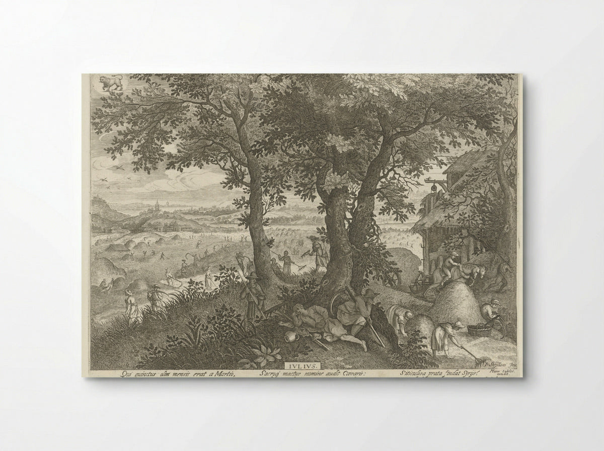 Juli (July) - Aegidius Sadeler (II) - Poster