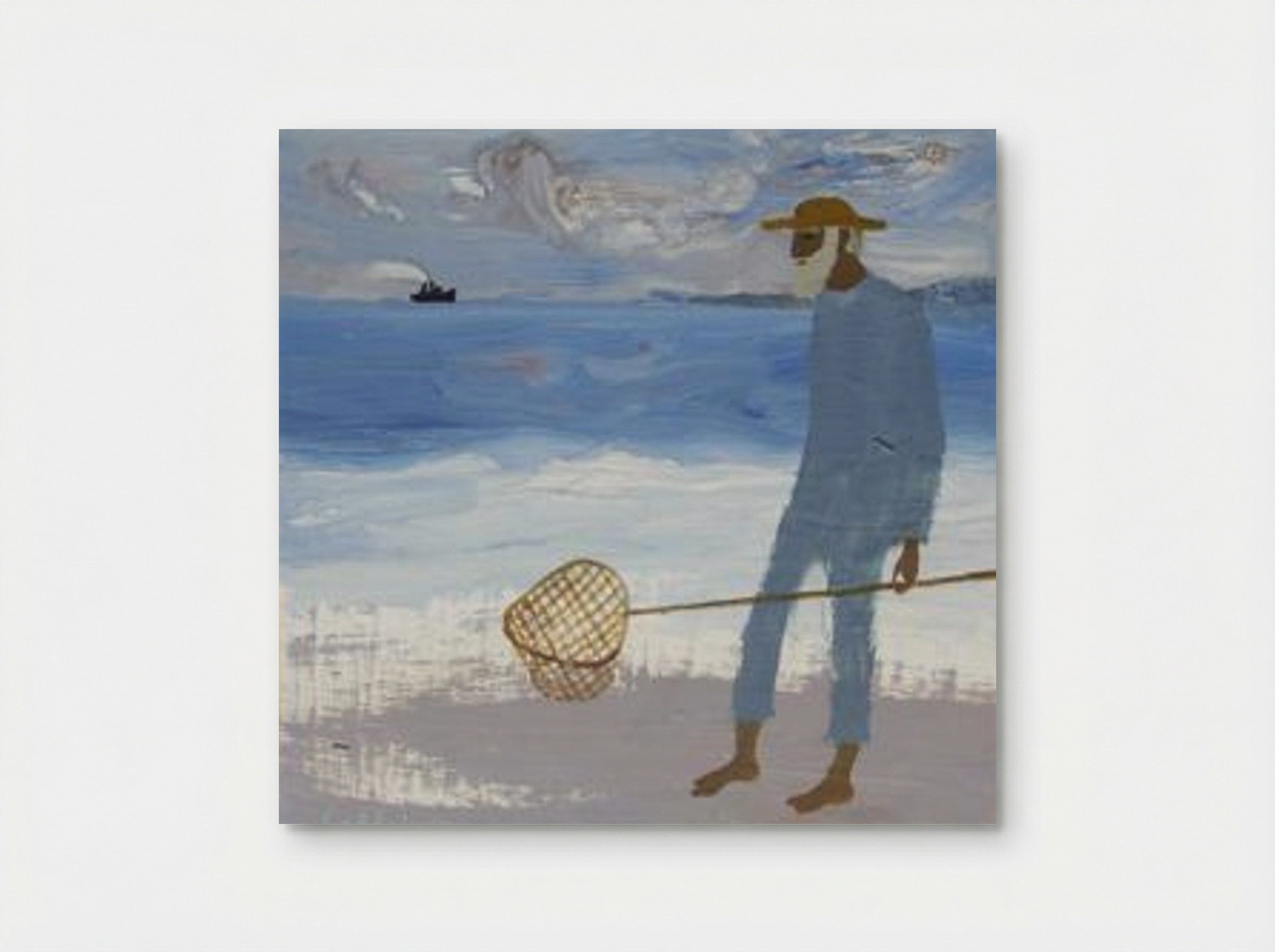 Julian with a Fishing Net - Mary Fedden - Poster