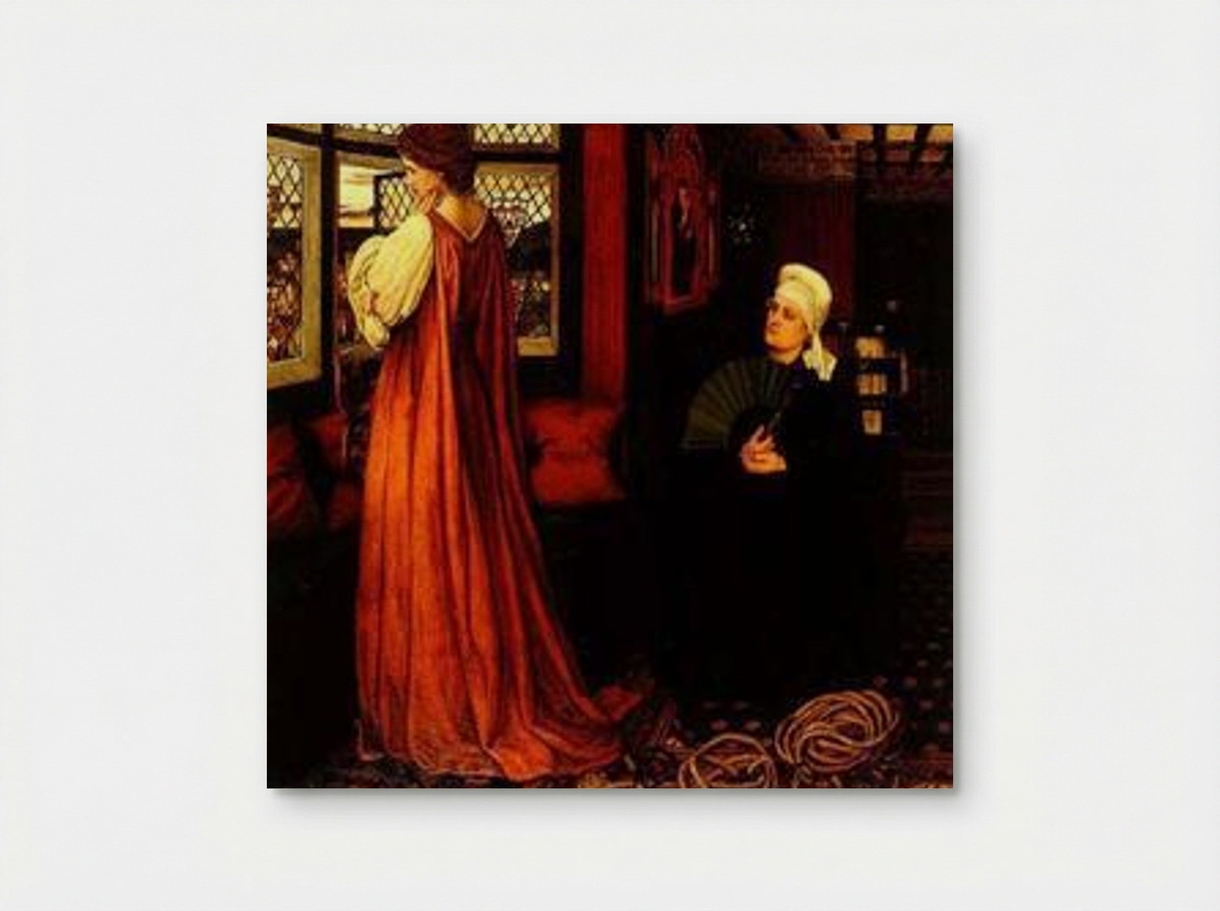 Juliet and her Nurse - John Roddam Spencer Stanhope - Poster