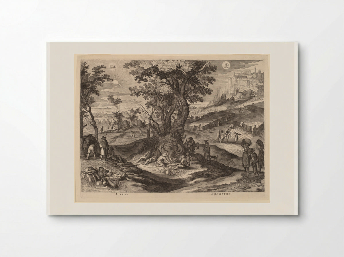 July (Iulius) - Aegidius Sadeler II - Poster
