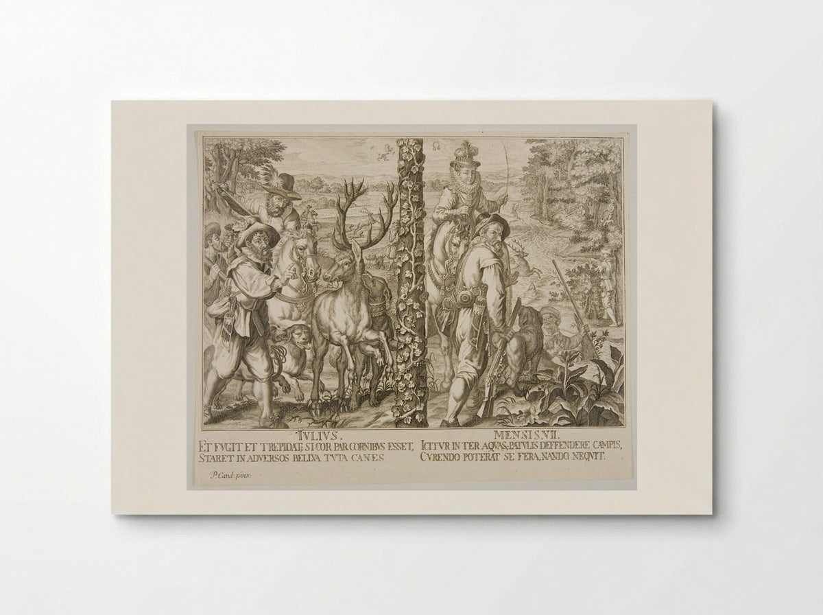 July (Iulius) - Joseph Anton Zimmermann - Poster