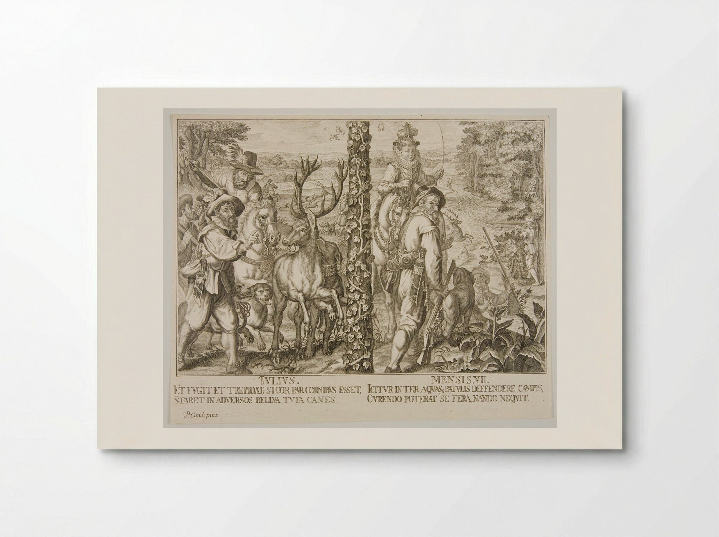 July (Iulius) - Joseph Anton Zimmermann - Poster