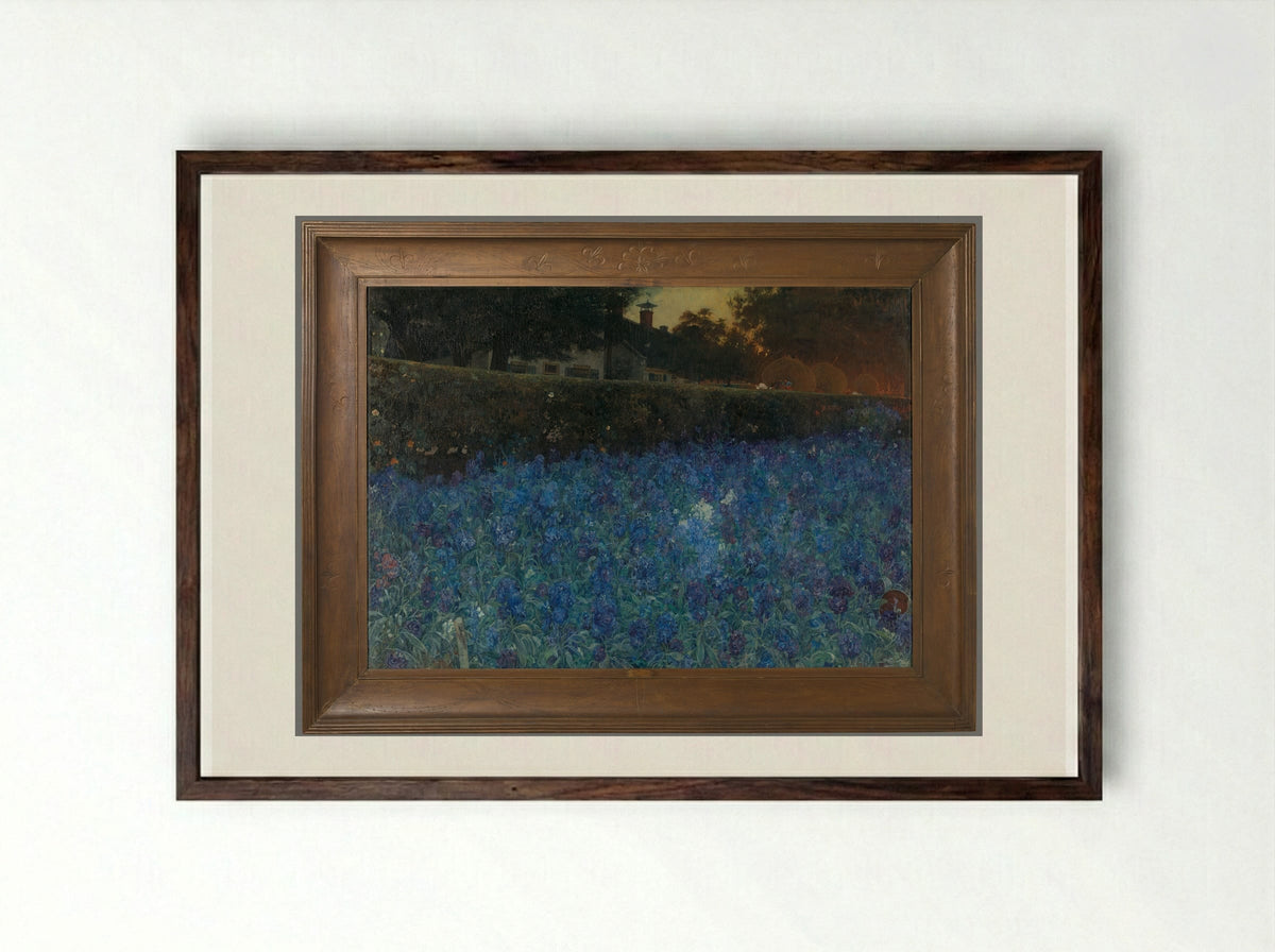 July (Summer Luxuriance) - Jac van Looij - Framed Print Dark Wood